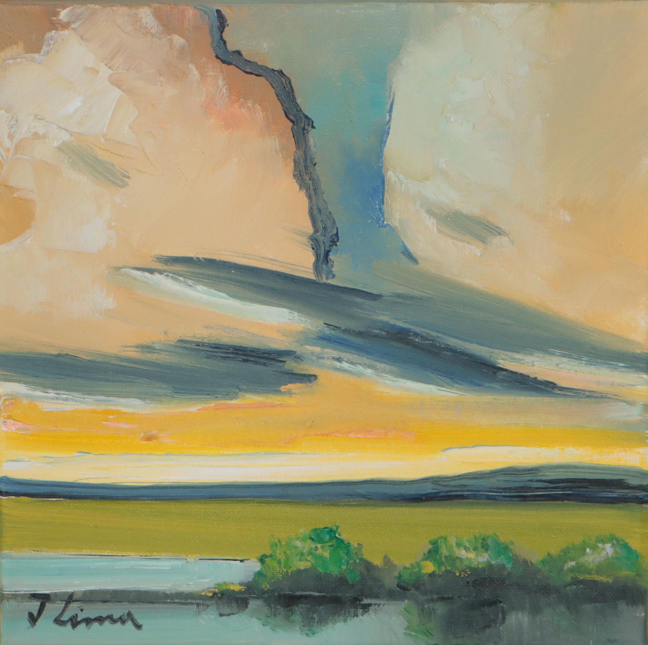 José M. Lima Landscape Oil Painting, 2022