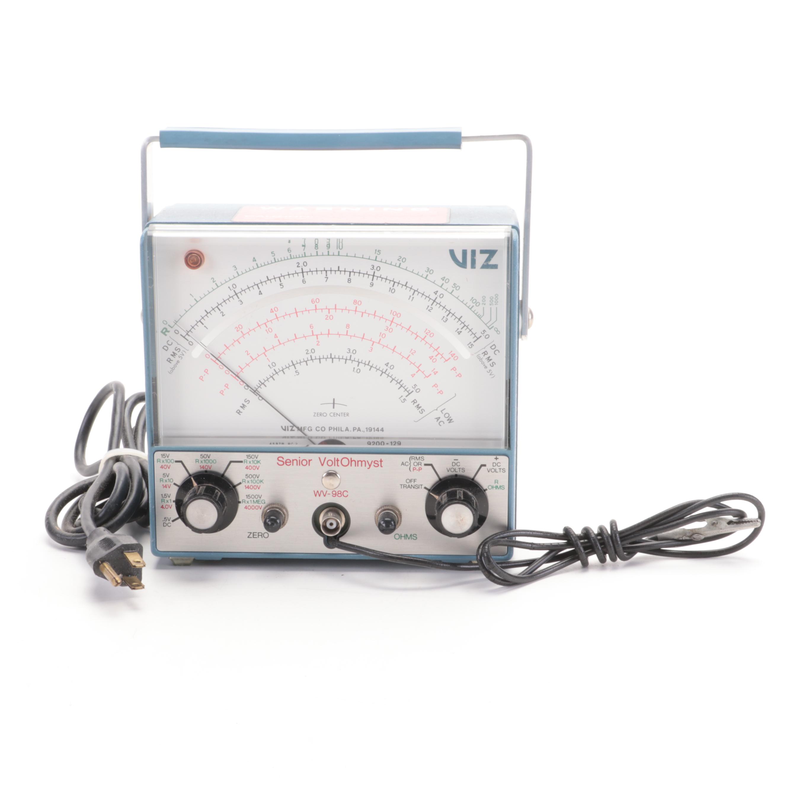 Triplett Ohmmeter, Senior VoltOhmyst Meter, Radiation Survey Meter