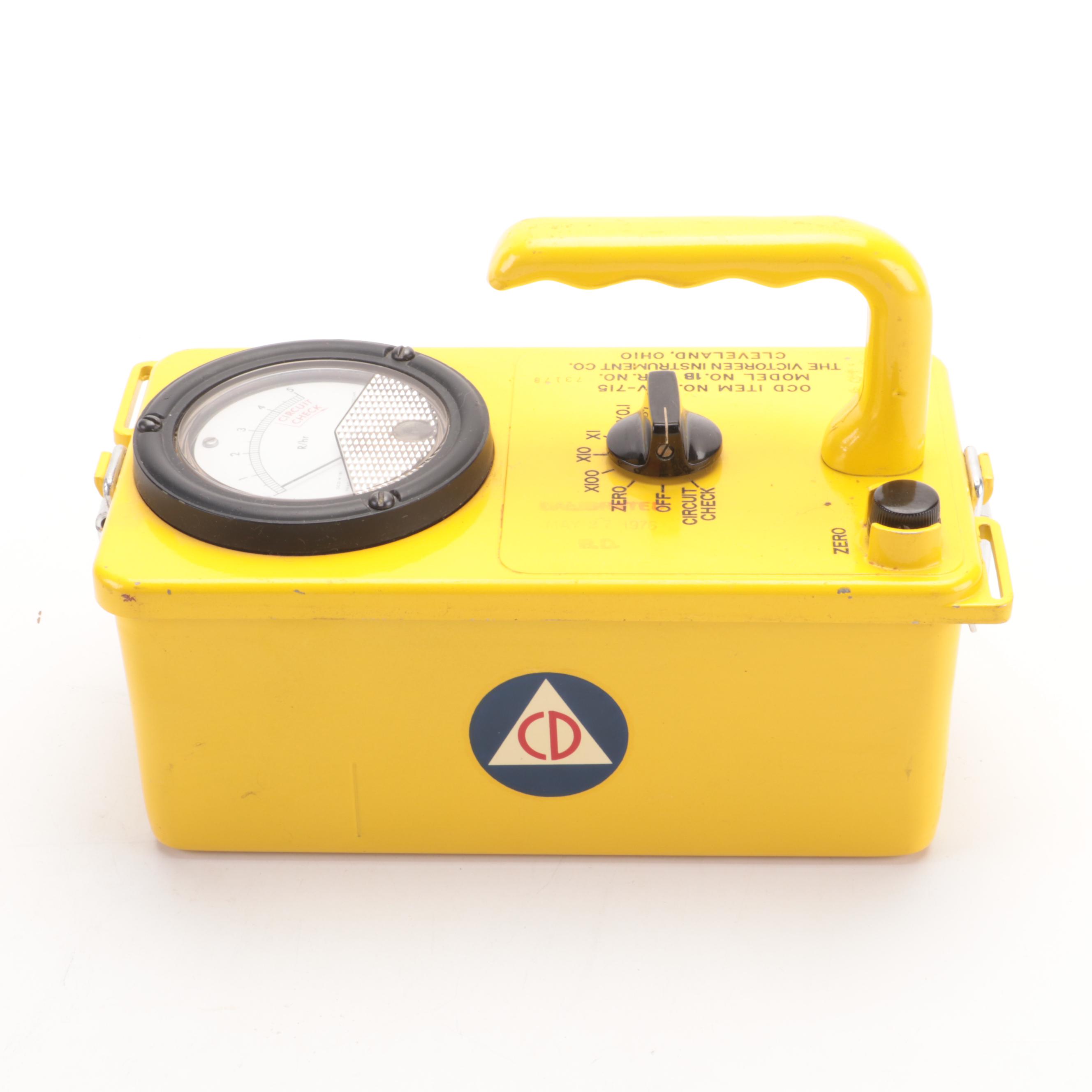 Triplett Ohmmeter, Senior VoltOhmyst Meter, Radiation Survey Meter