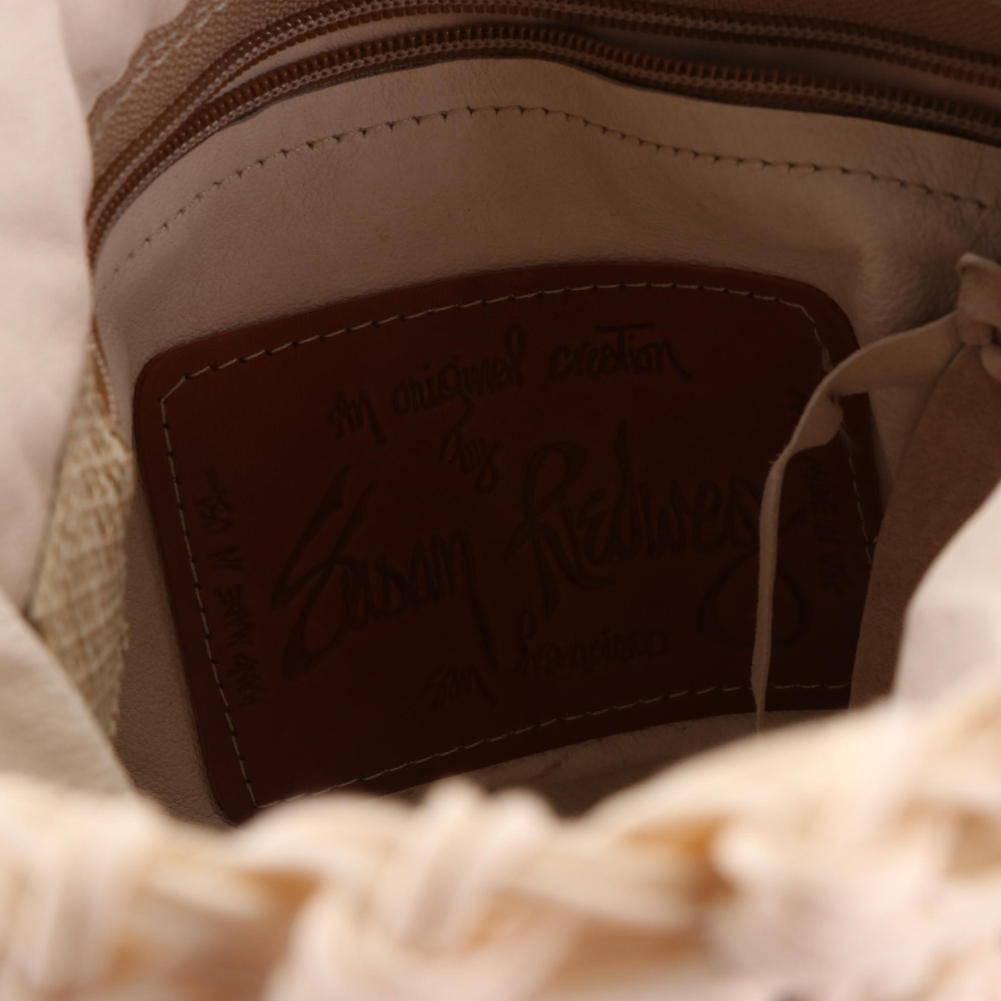 Susan Riedweg and Gun-Marie Nilsson Crochet and Leather Shoulder Bags