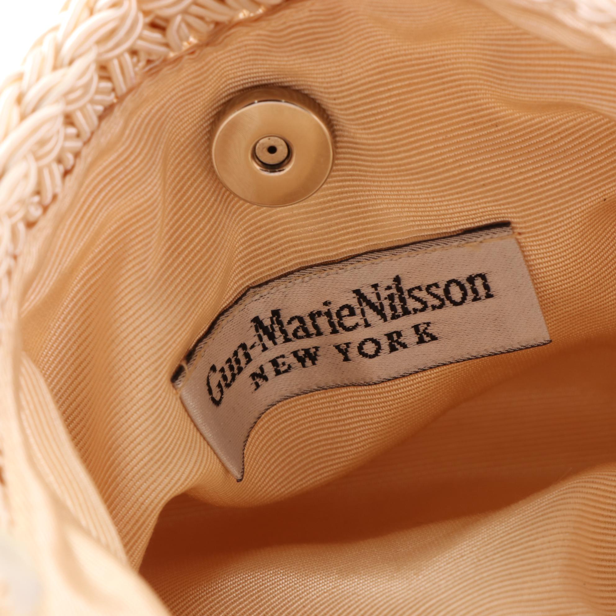 Susan Riedweg and Gun-Marie Nilsson Crochet and Leather Shoulder Bags