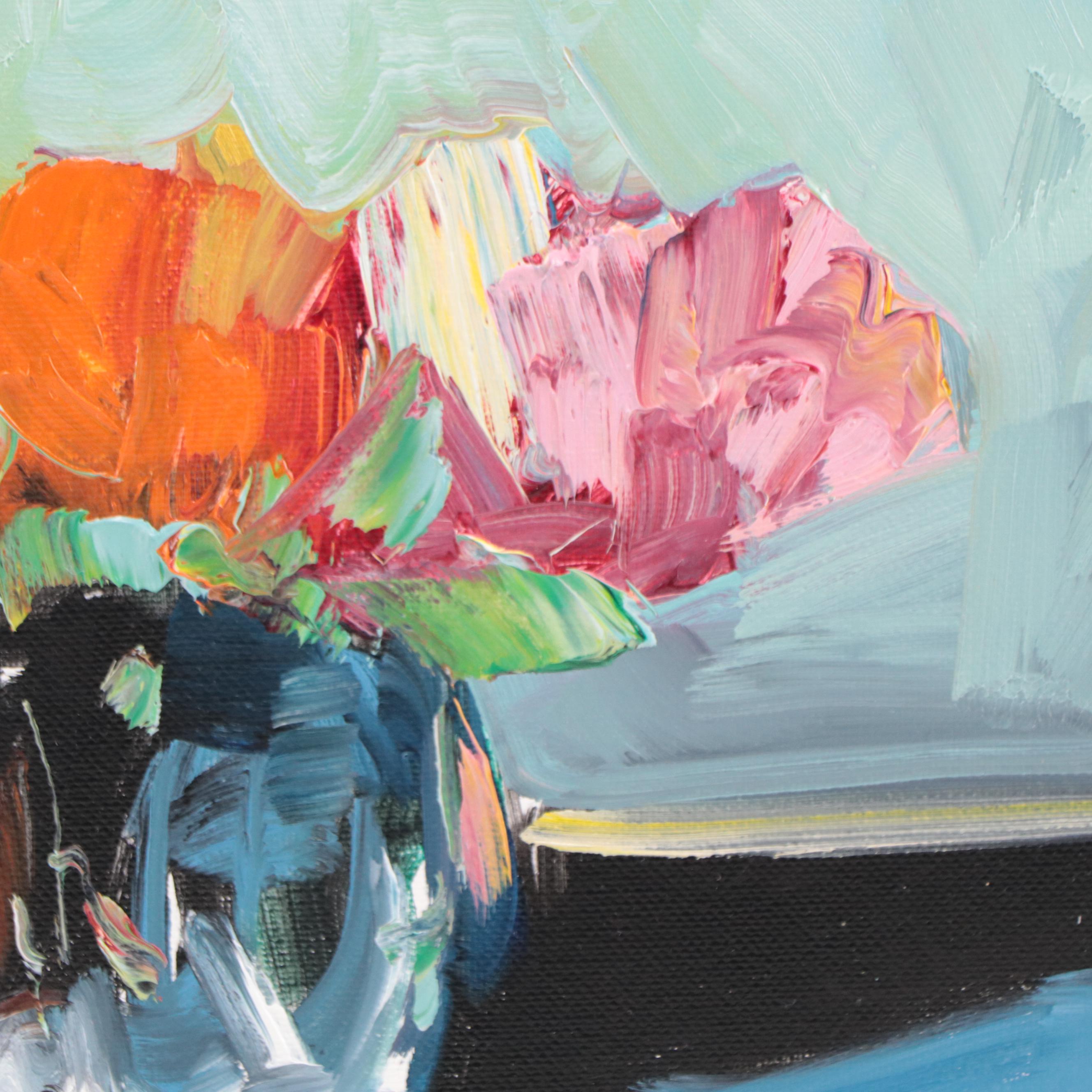 José M. Lima Floral Still Life Oil Painting, 2022