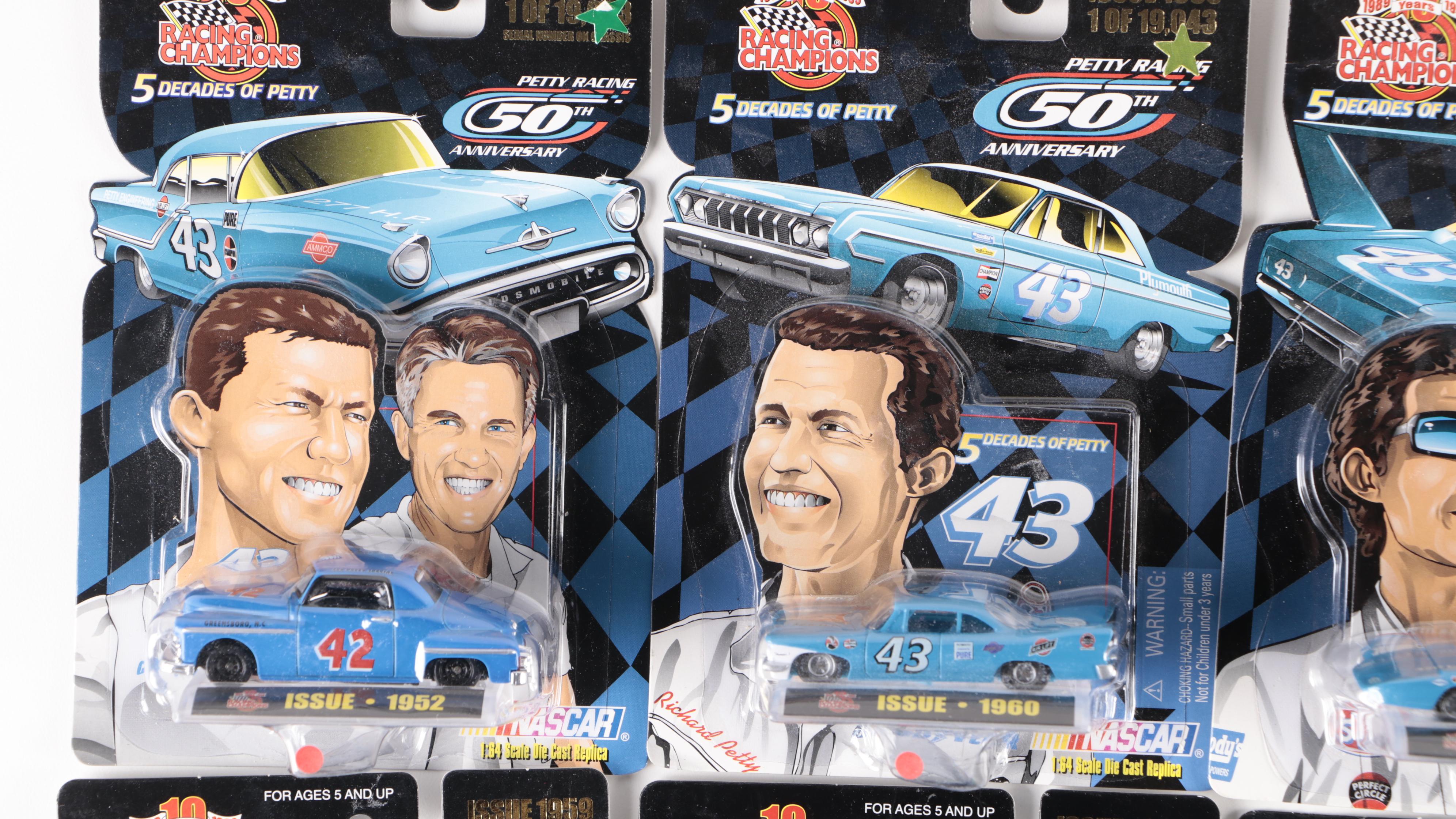 Racing Champions NASCAR 50th Anniversary Richard Petty Diecast Stock Cars