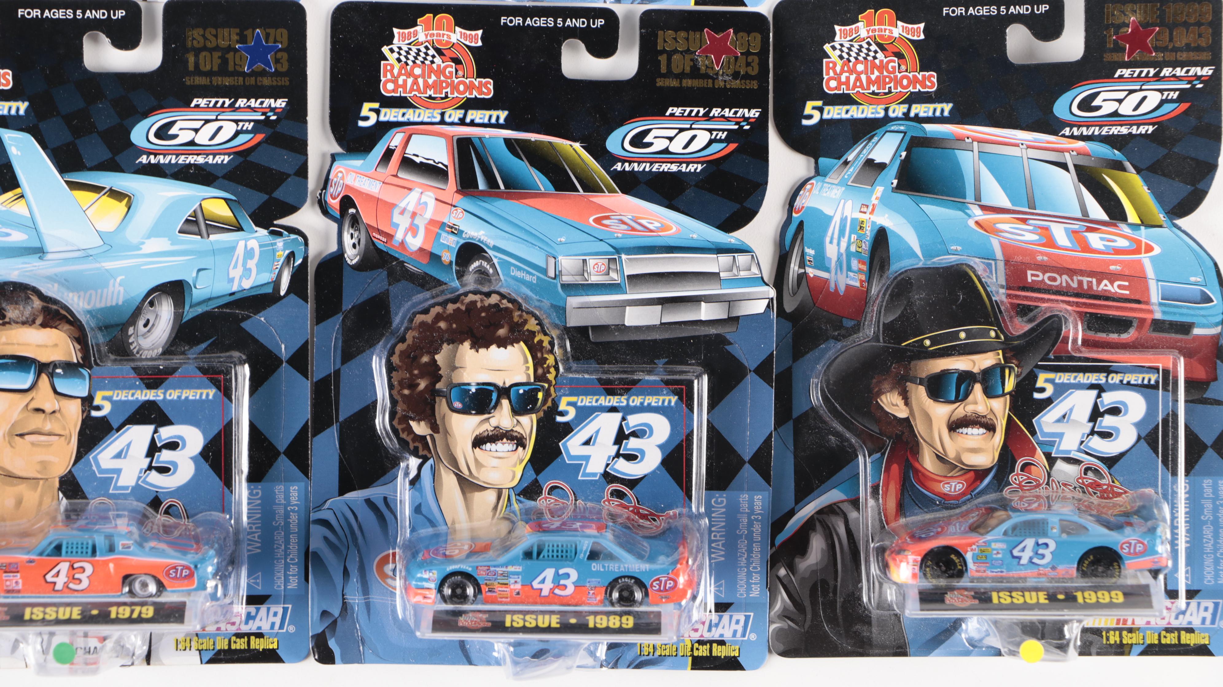 Racing Champions NASCAR 50th Anniversary Richard Petty Diecast Stock Cars