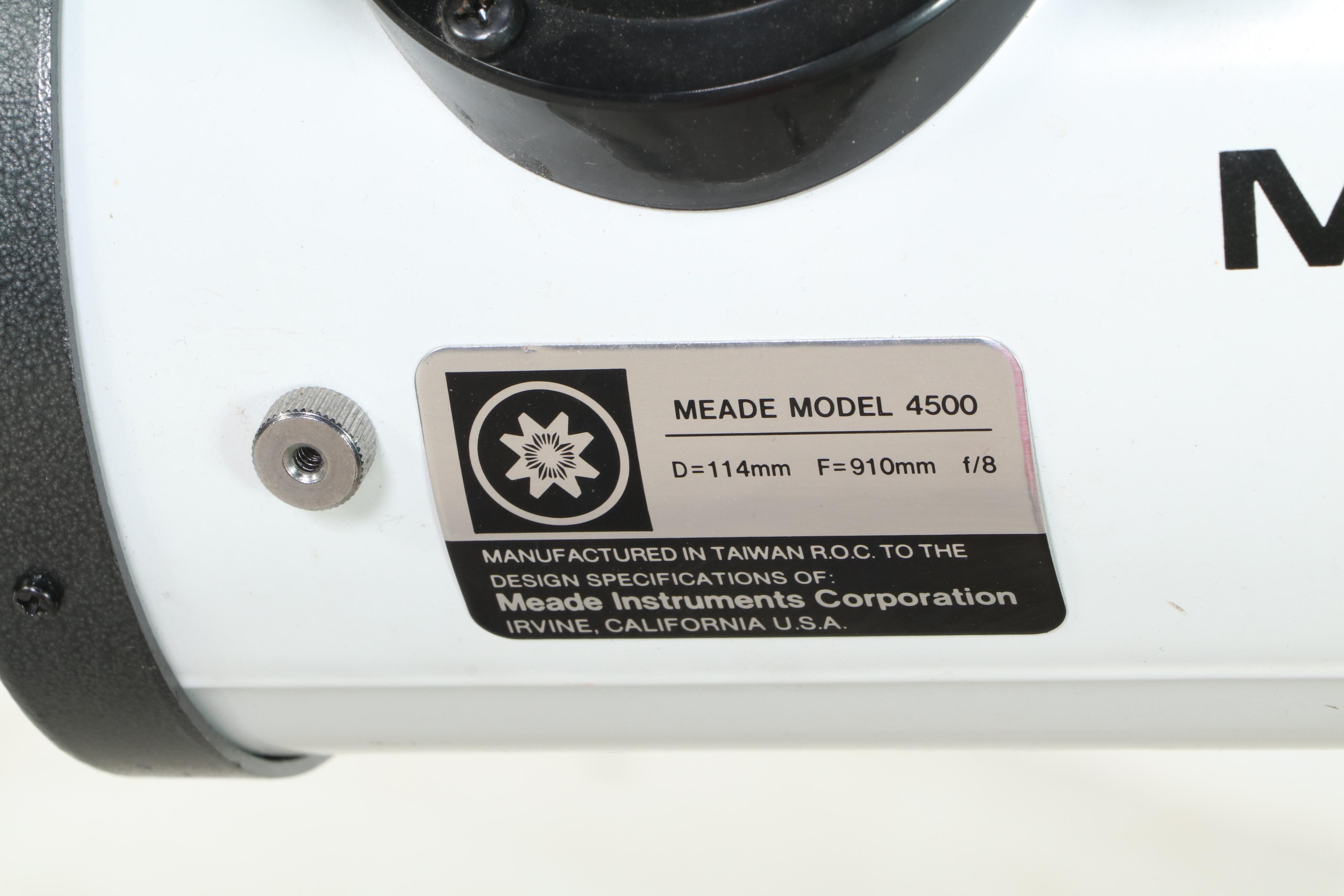Meade Model 4500 Telescope With Tripod