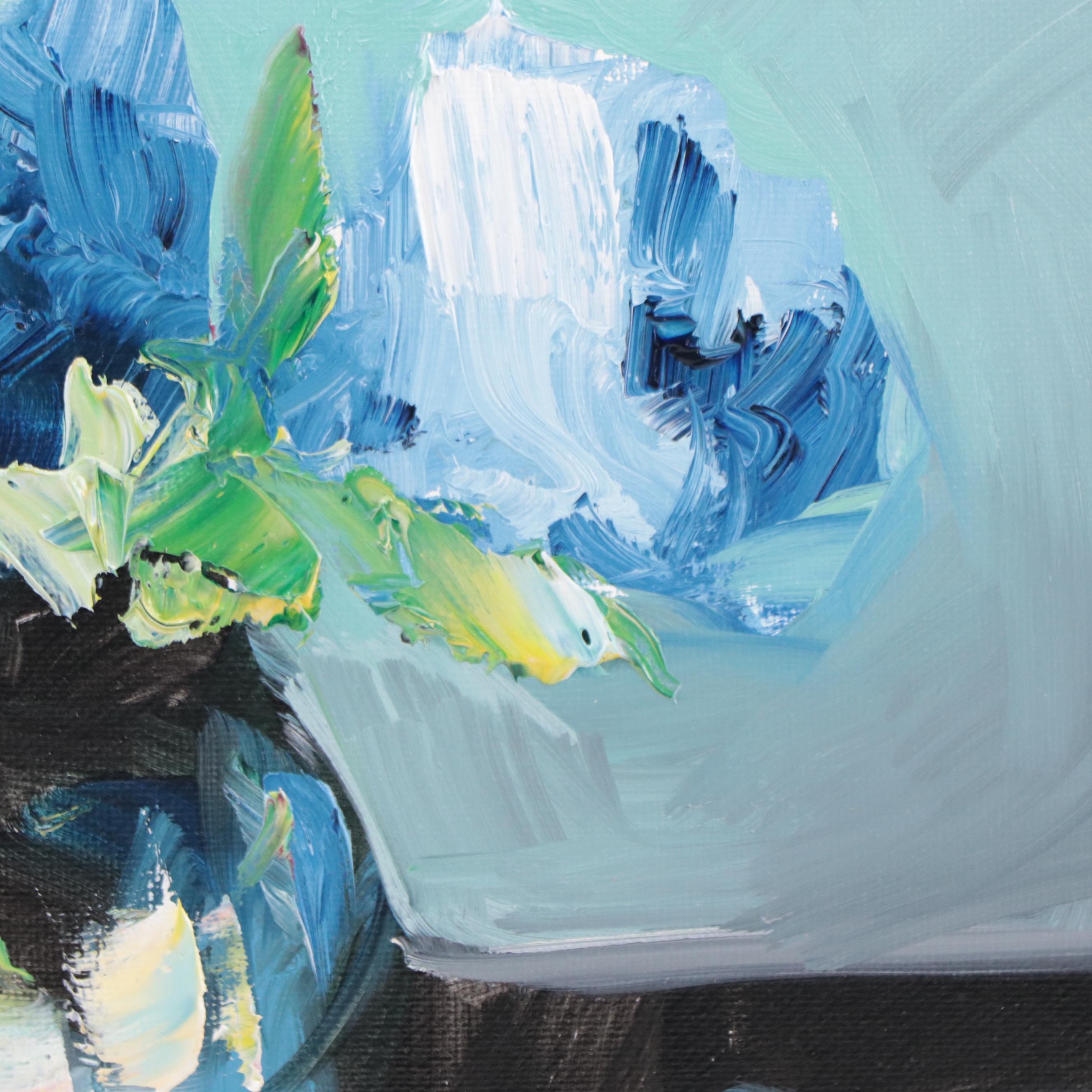 José M. Lima Floral Still Life Oil Painting, 2022