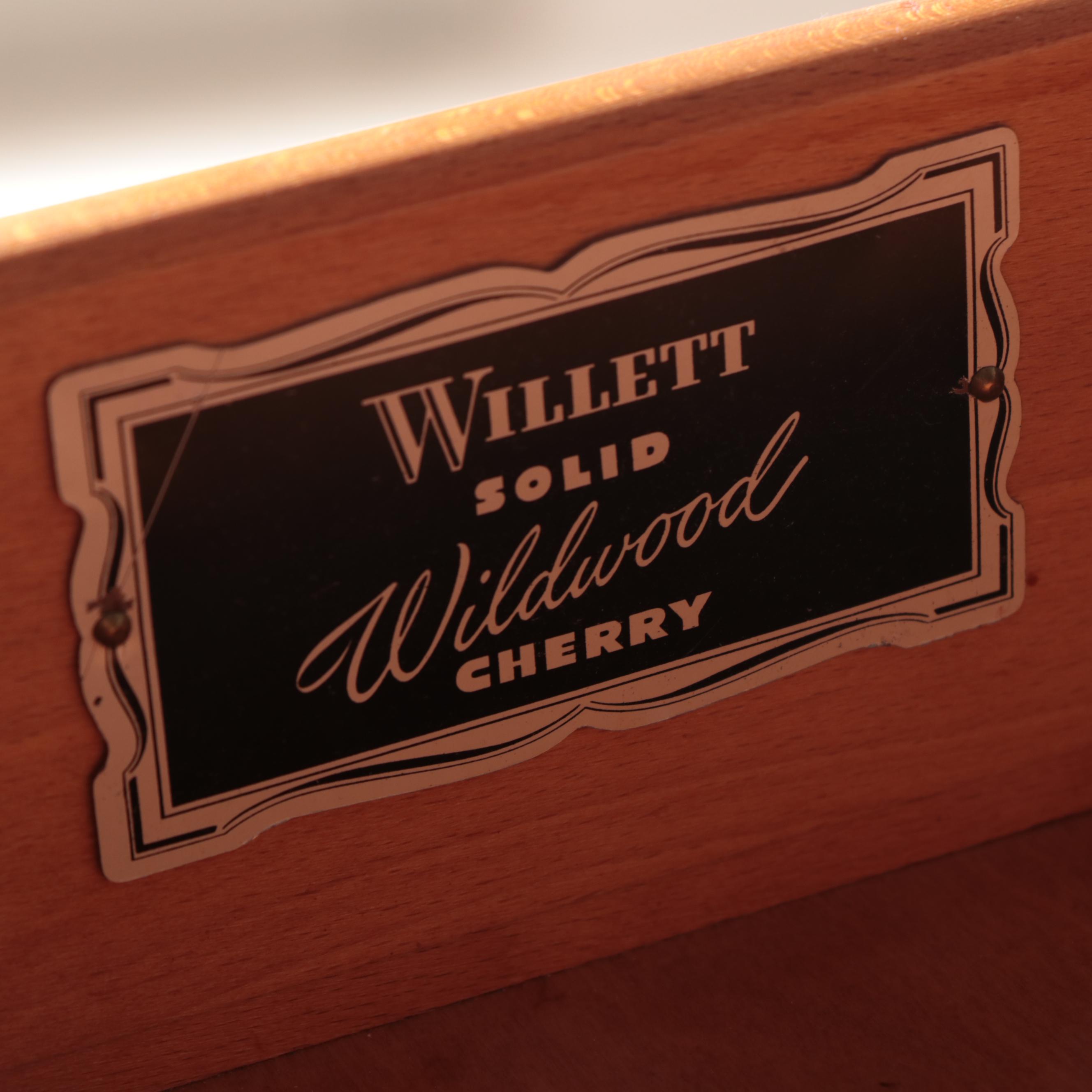Willet "Wildwood" Cherry Buffet Cabinet with Rope-Turned Pilasters