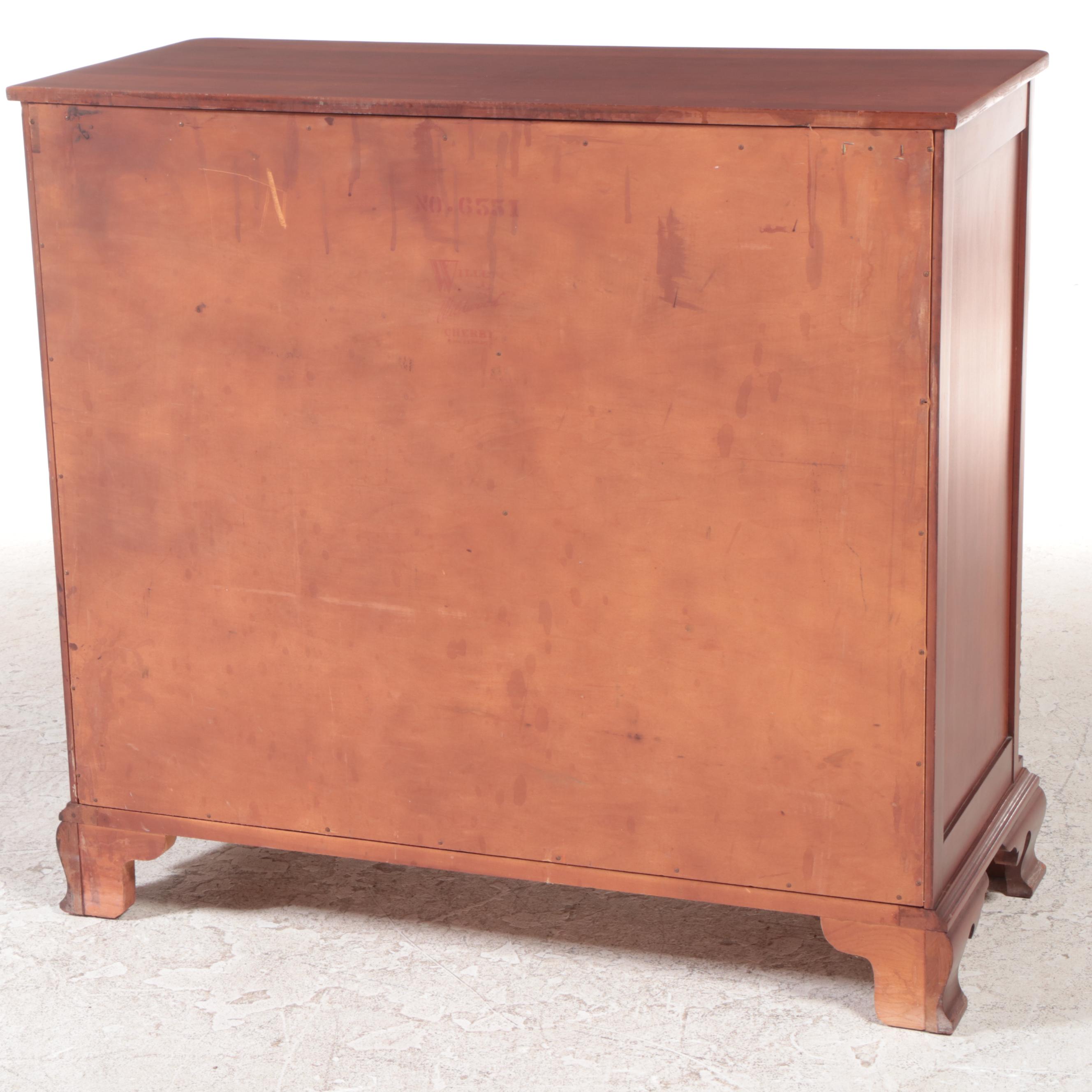Willet "Wildwood" Cherry Buffet Cabinet with Rope-Turned Pilasters