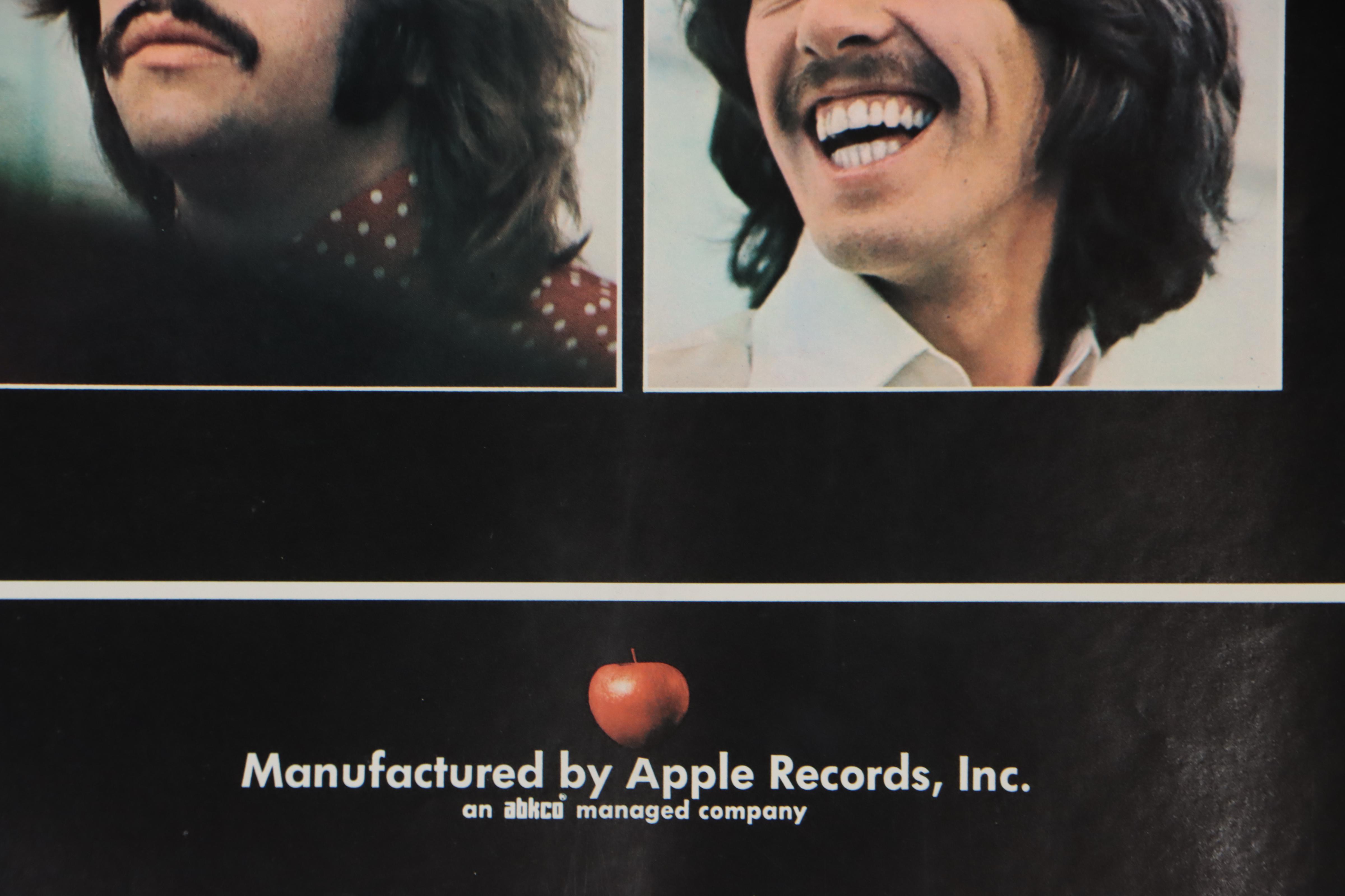 Promotional Poster for The Beatles "Let It Be," 1970