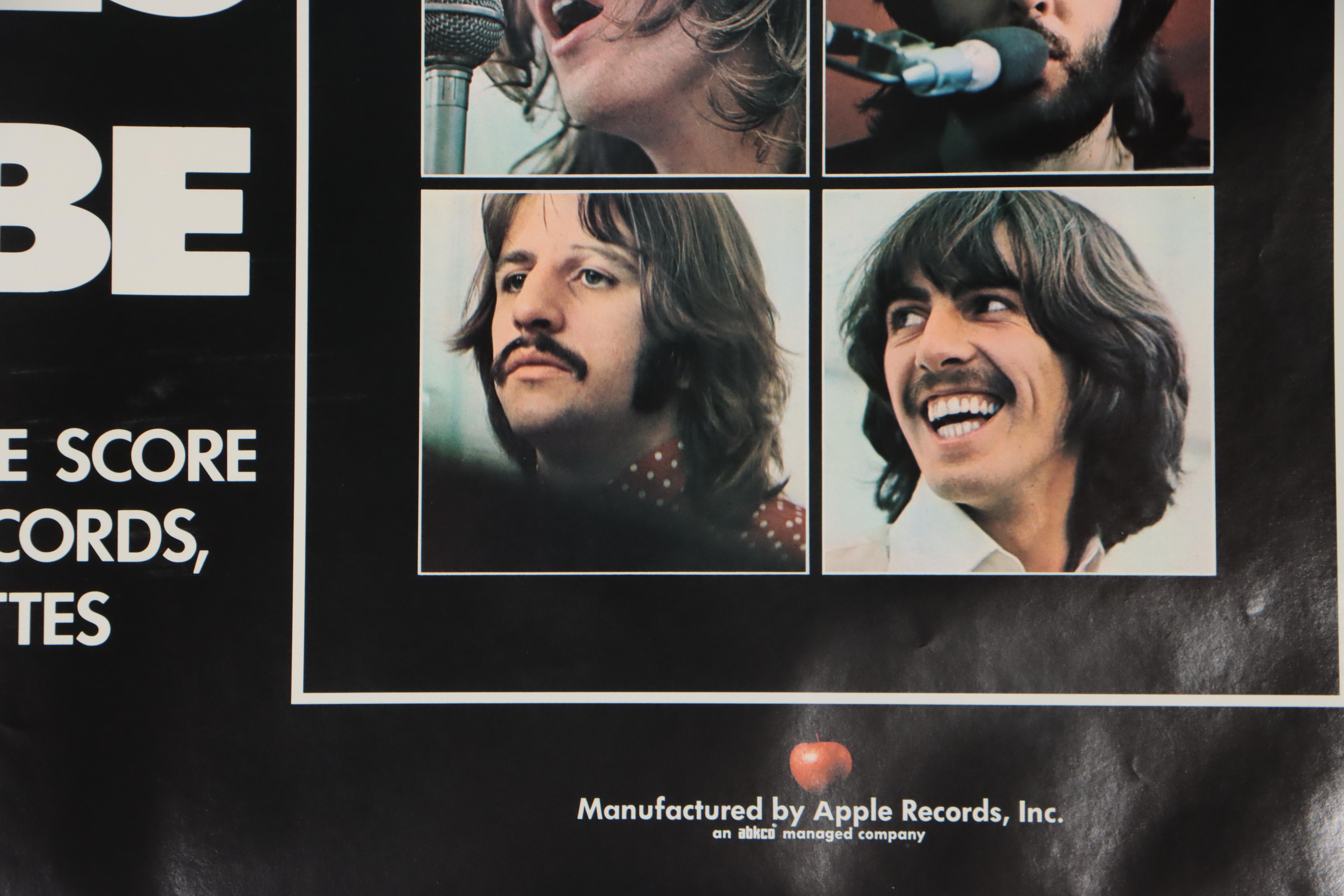 The Beatles "Let It Be" Promotional Poster, 1970