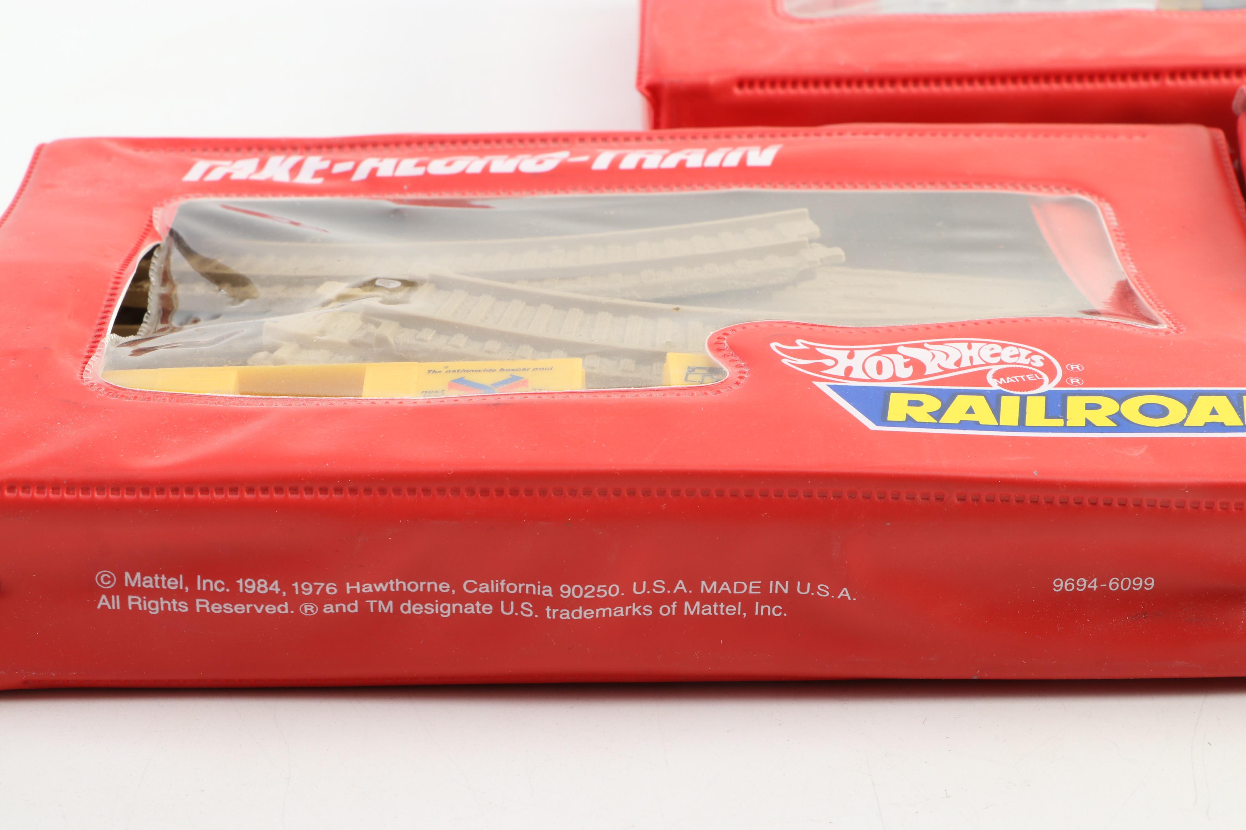Hot Wheels Railroad Take-Along-Train Sets, Revell Diecast Train Set, and More