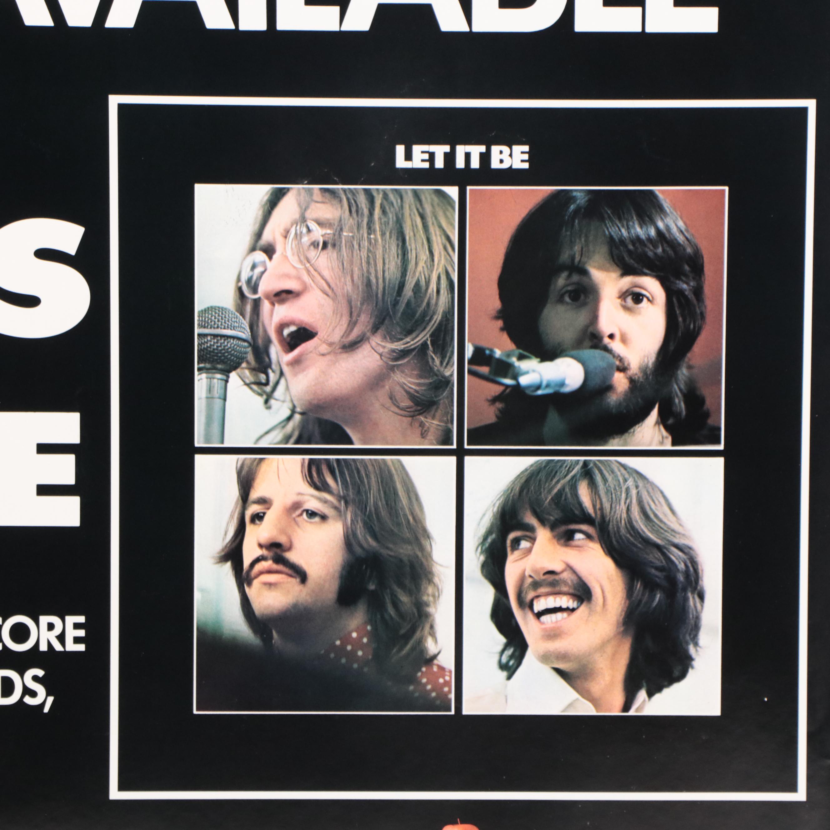 Promotional Poster for The Beatles "Let It Be," 1970