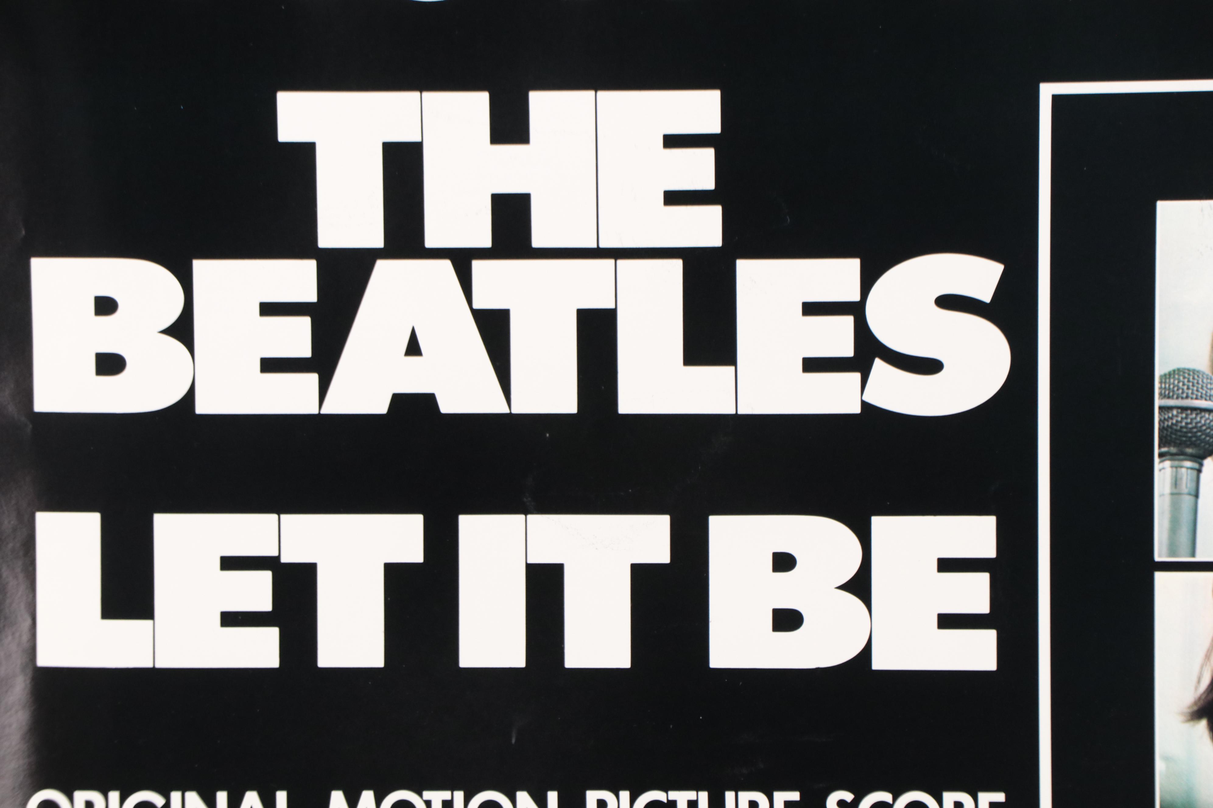 Promotional Poster for The Beatles "Let It Be," 1970