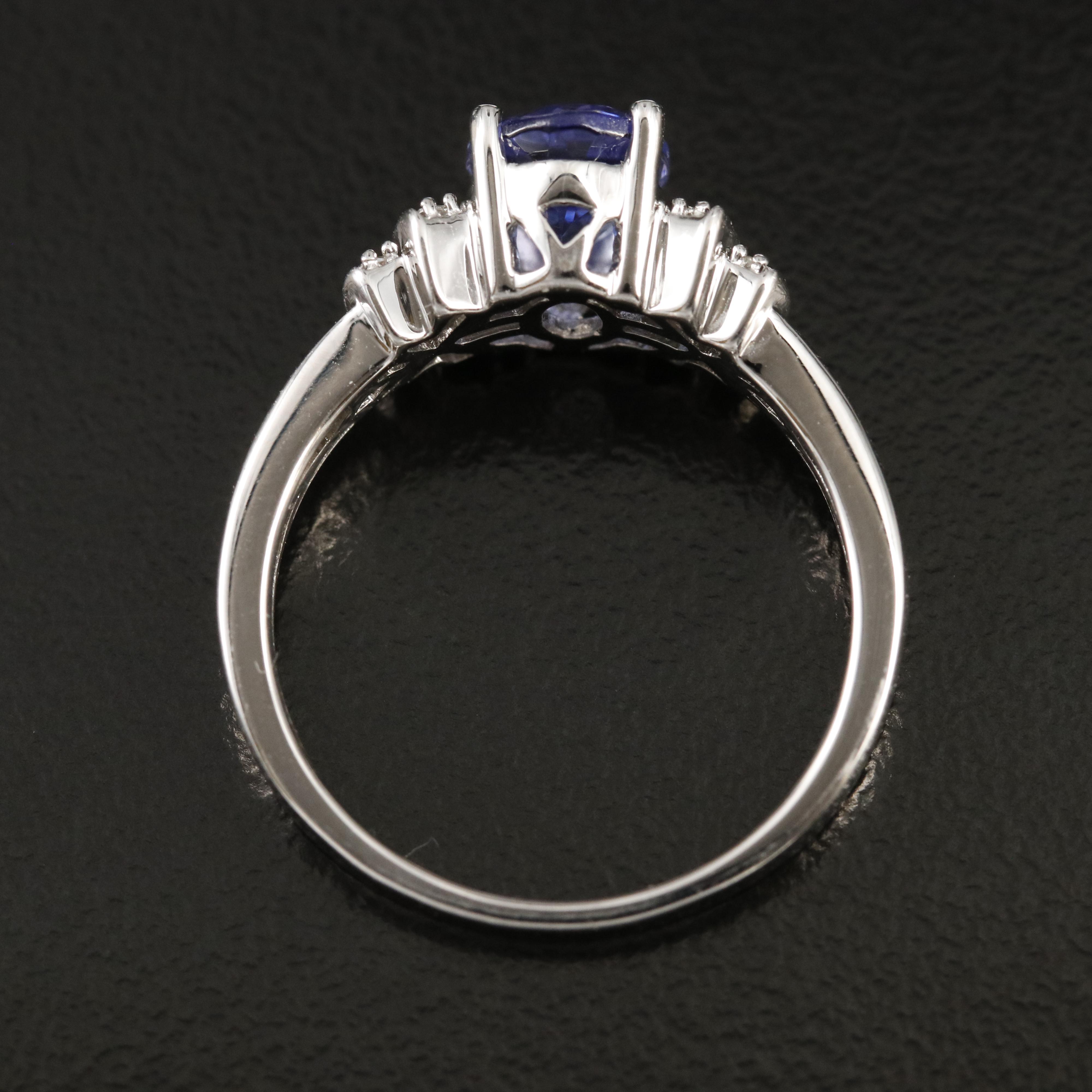 14K Tanzanite and Diamond Ring
