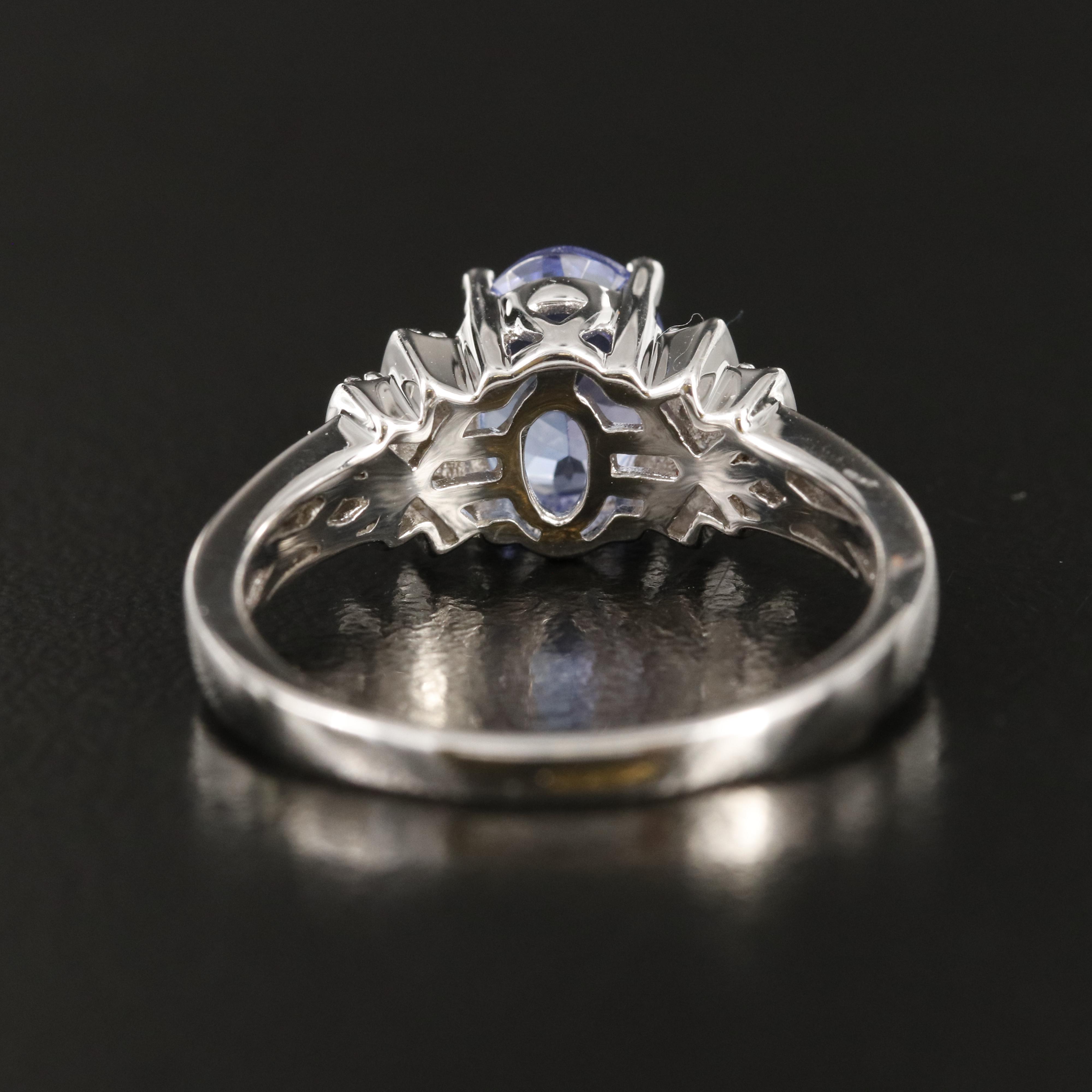 14K Tanzanite and Diamond Ring