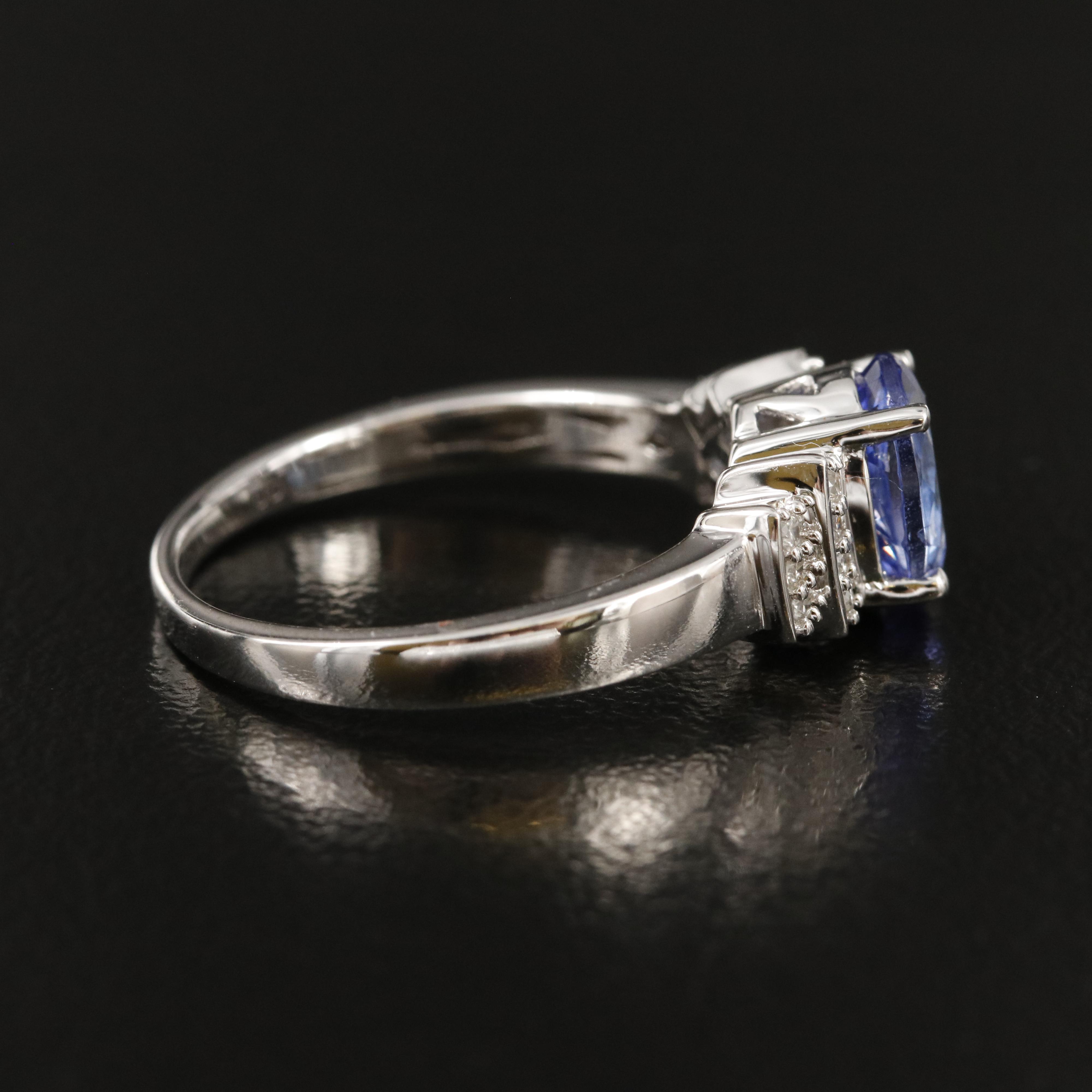 14K Tanzanite and Diamond Ring