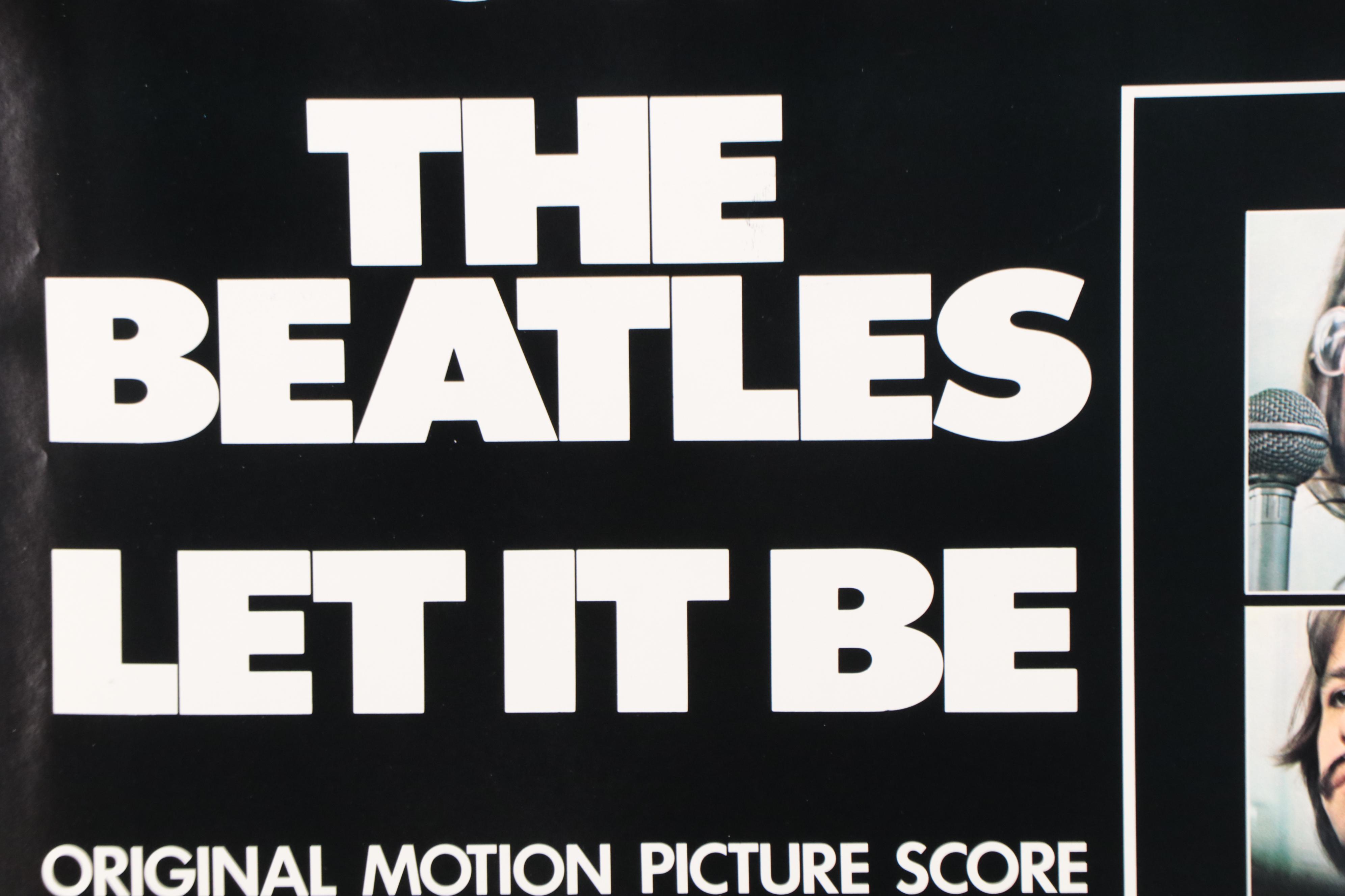 Promotional Poster for The Beatles "Let It Be," 1970