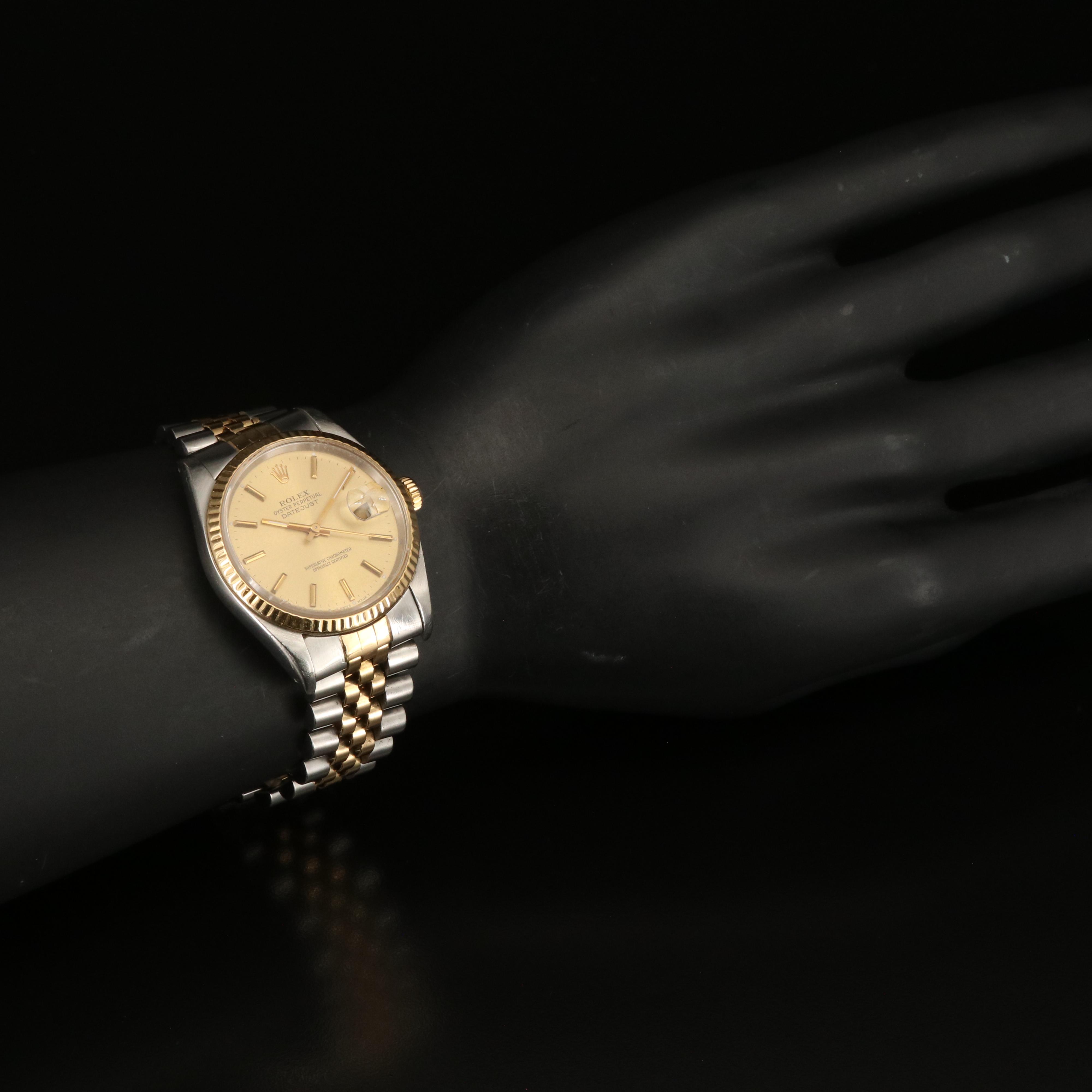 1990 Rolex Oyster Perpetual Datejust Watch