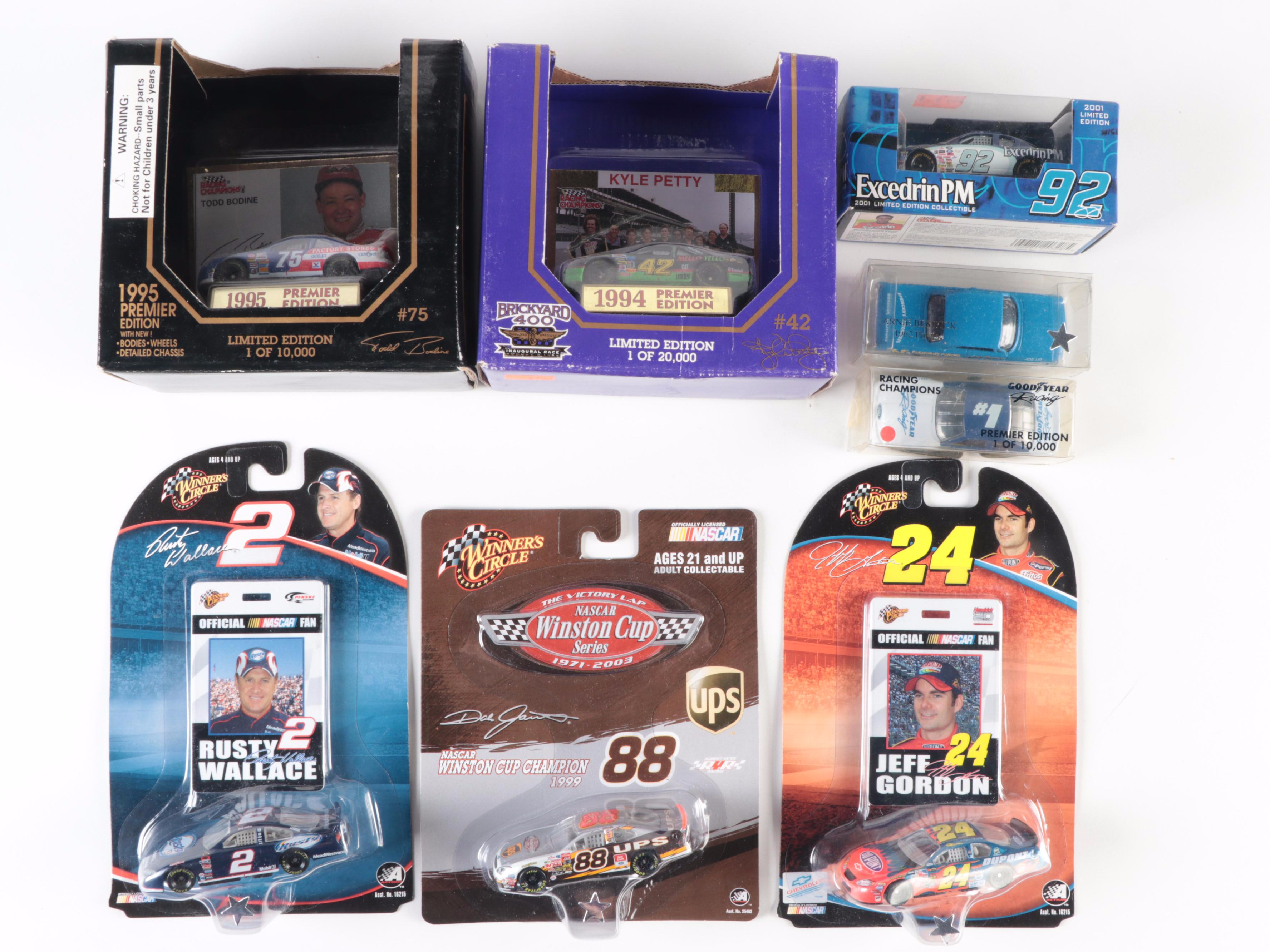 Racing Champions Premier Edition and More NASCAR Diecast Toy Cars