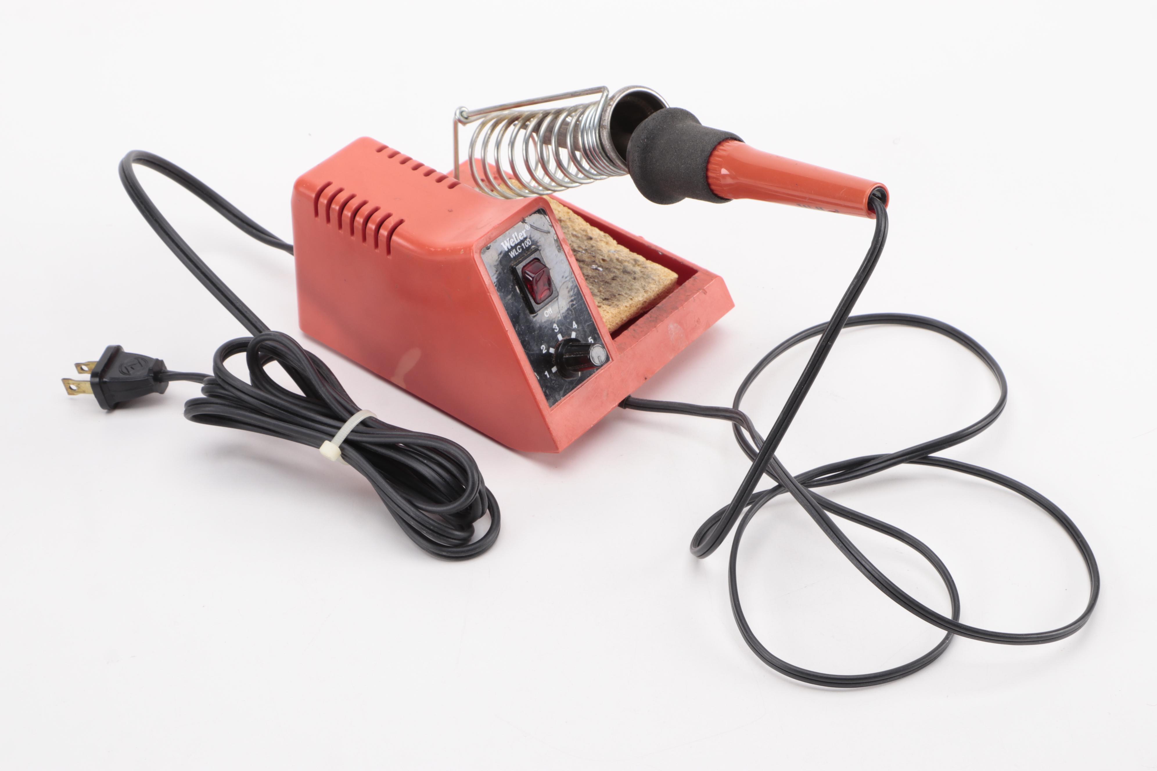 Weller WLC100 Soldering Station with Simpson Electric Co. Volt-Ohm Meters
