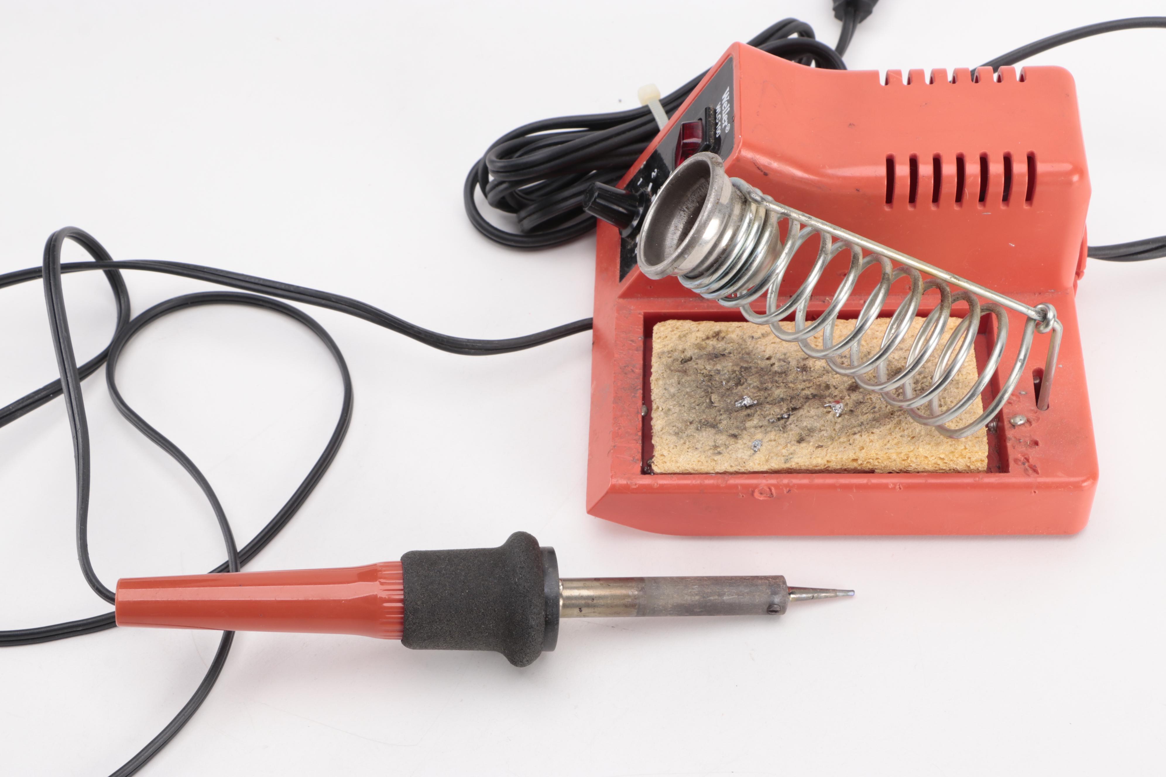 Weller WLC100 Soldering Station with Simpson Electric Co. Volt-Ohm Meters