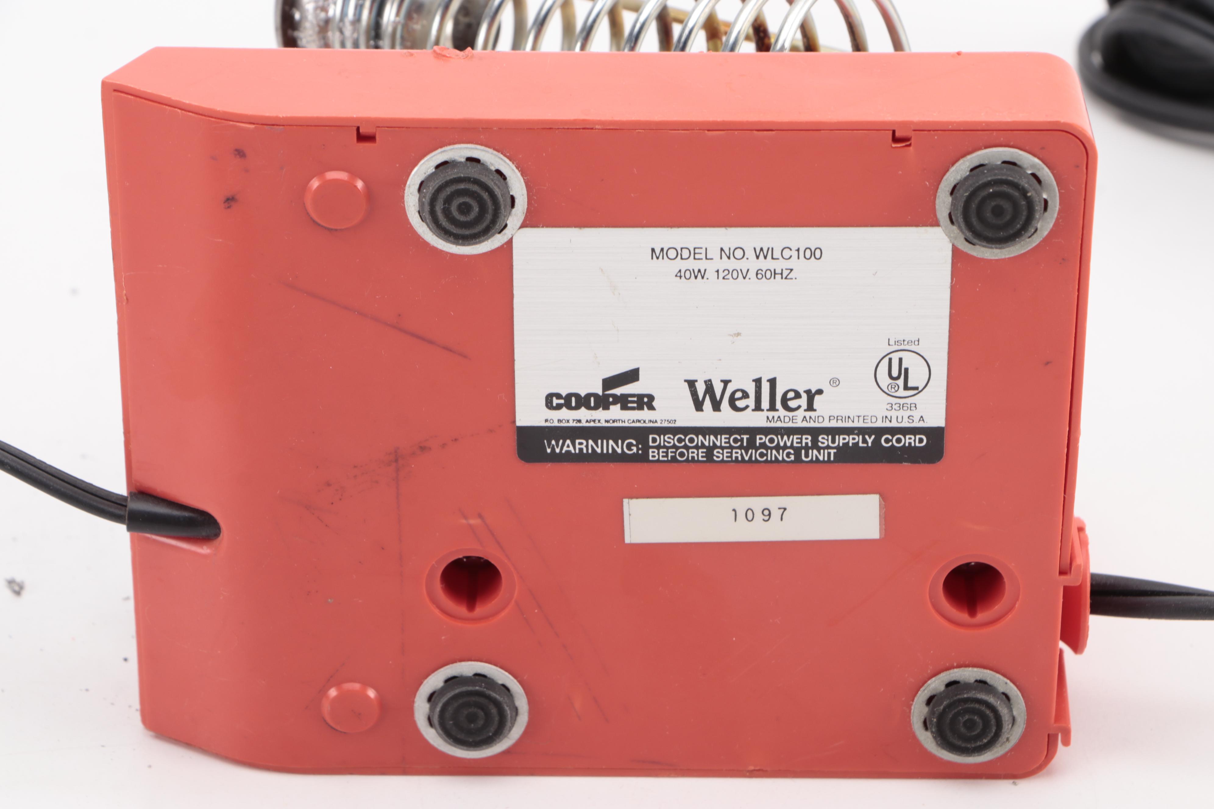 Weller WLC100 Soldering Station with Simpson Electric Co. Volt-Ohm Meters