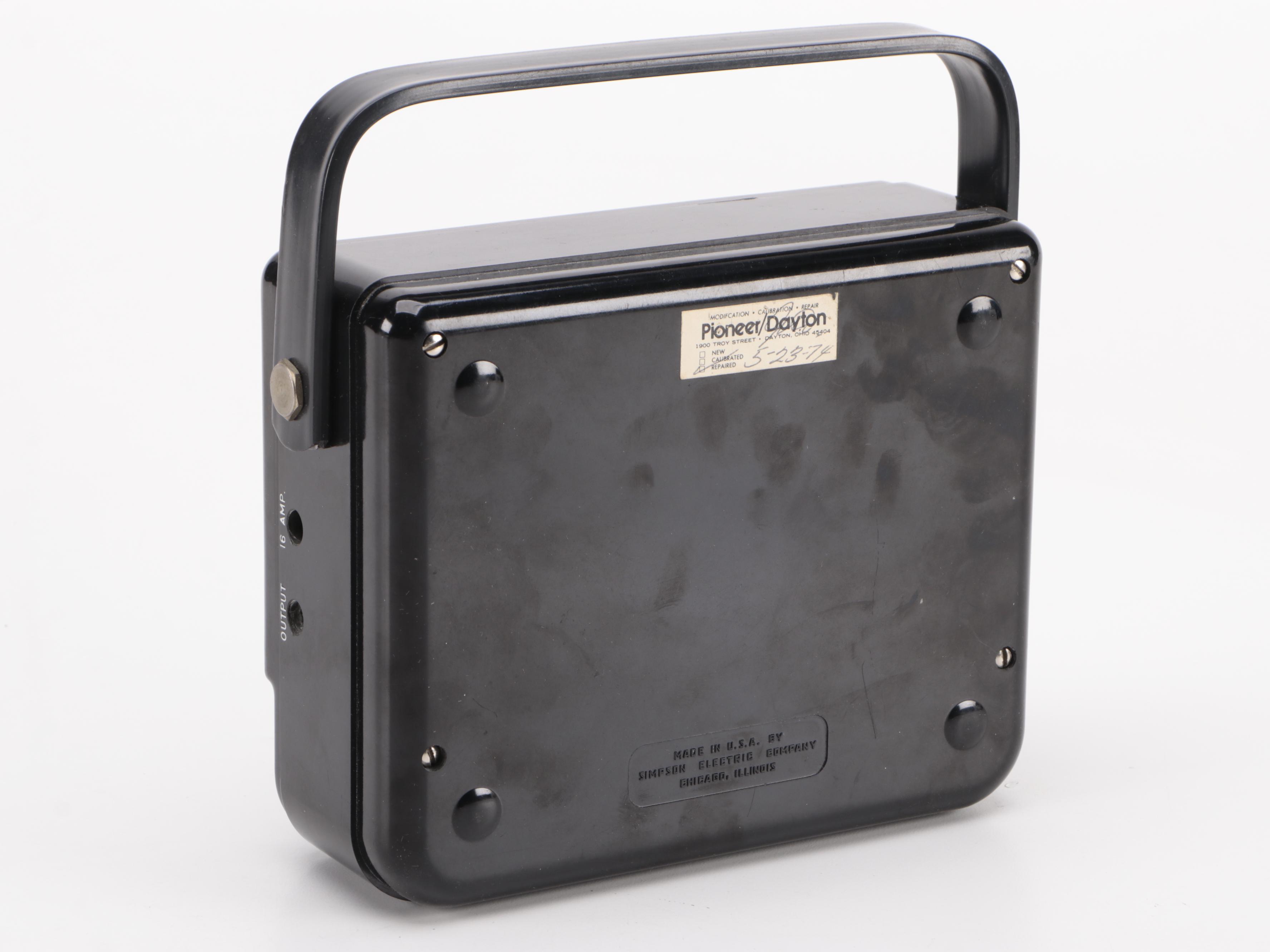 Weller WLC100 Soldering Station with Simpson Electric Co. Volt-Ohm Meters