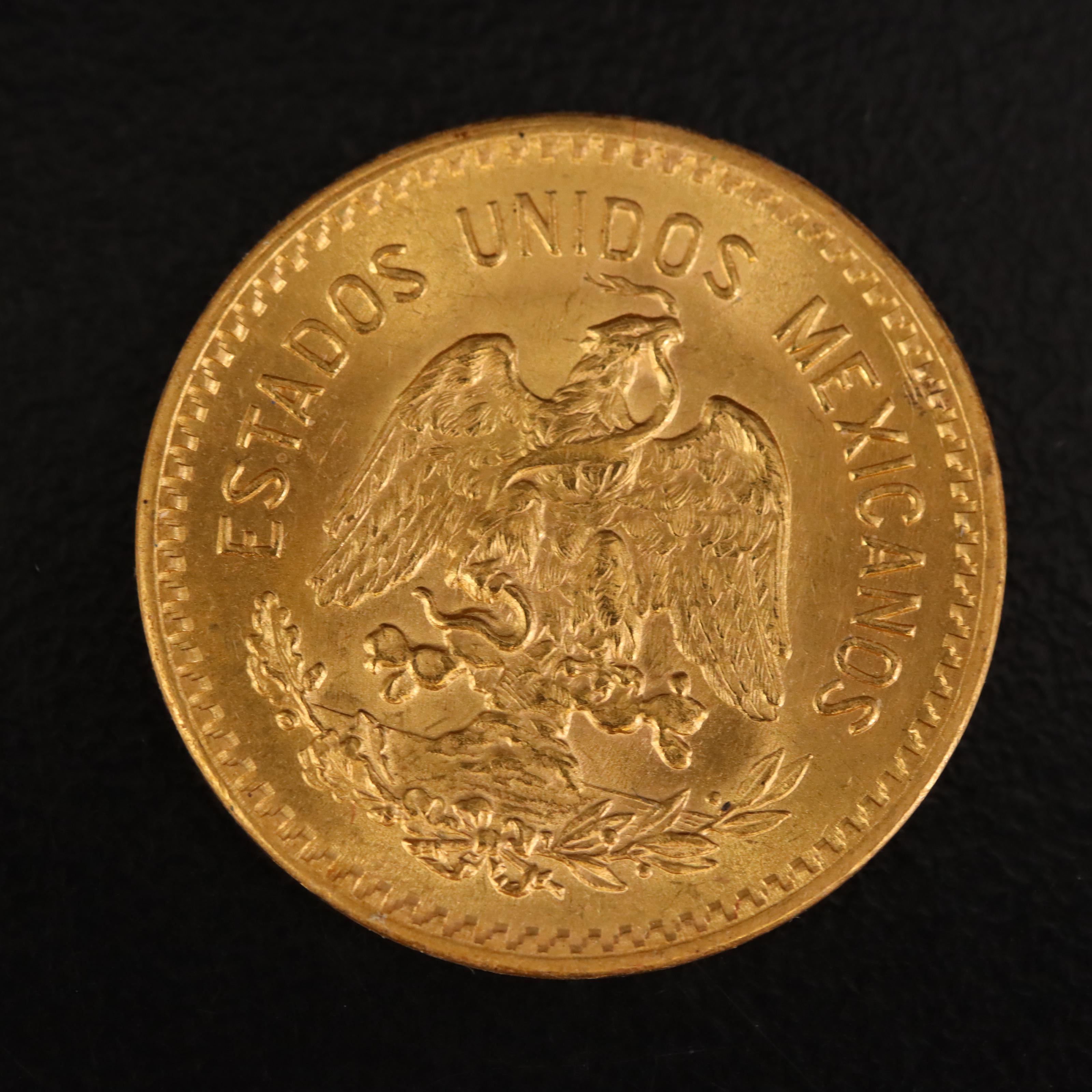 1959 Mexican Diez Pesos Gold Coin