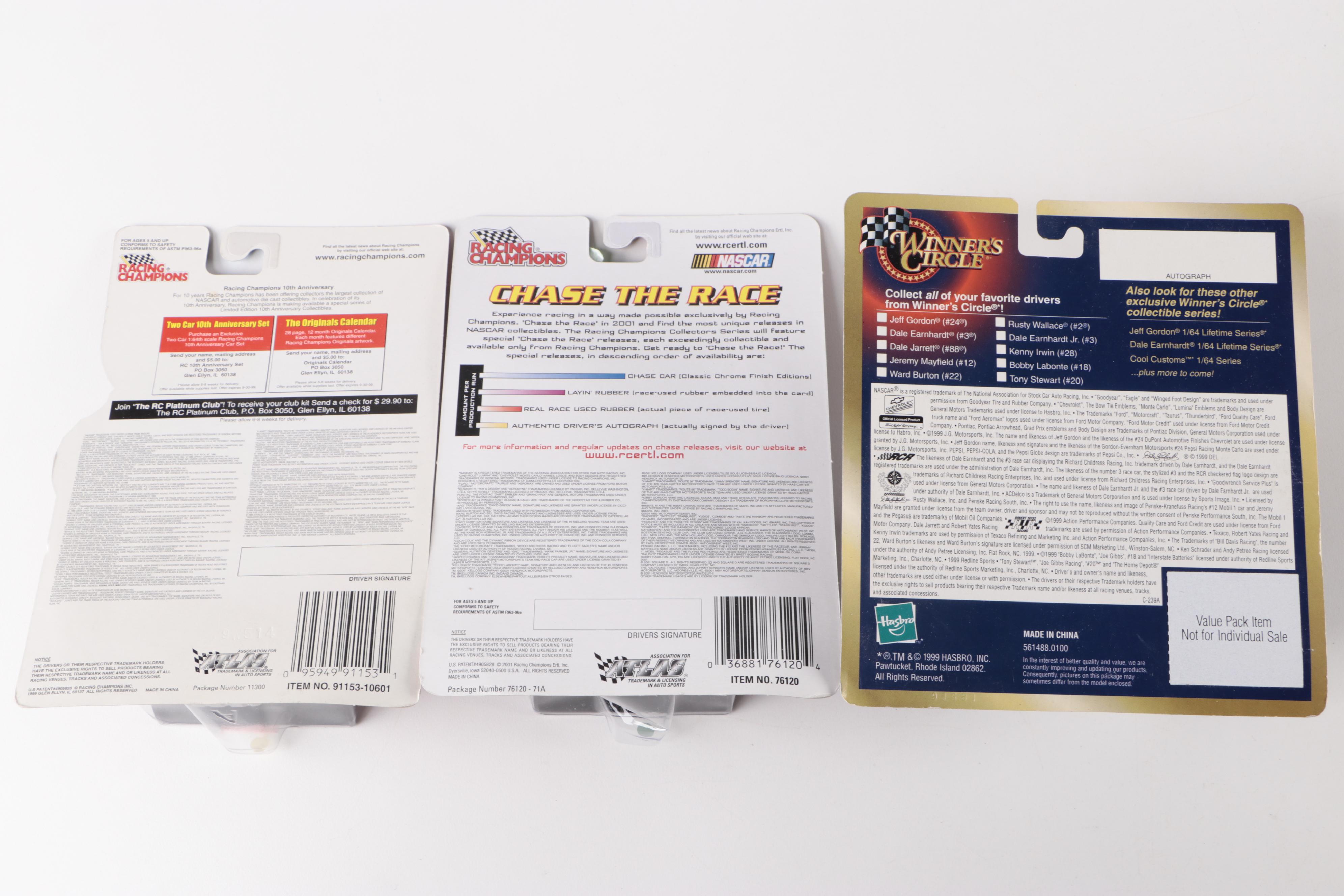 Racing Champions Chase the Race Series NASCAR Diecast Cars and More