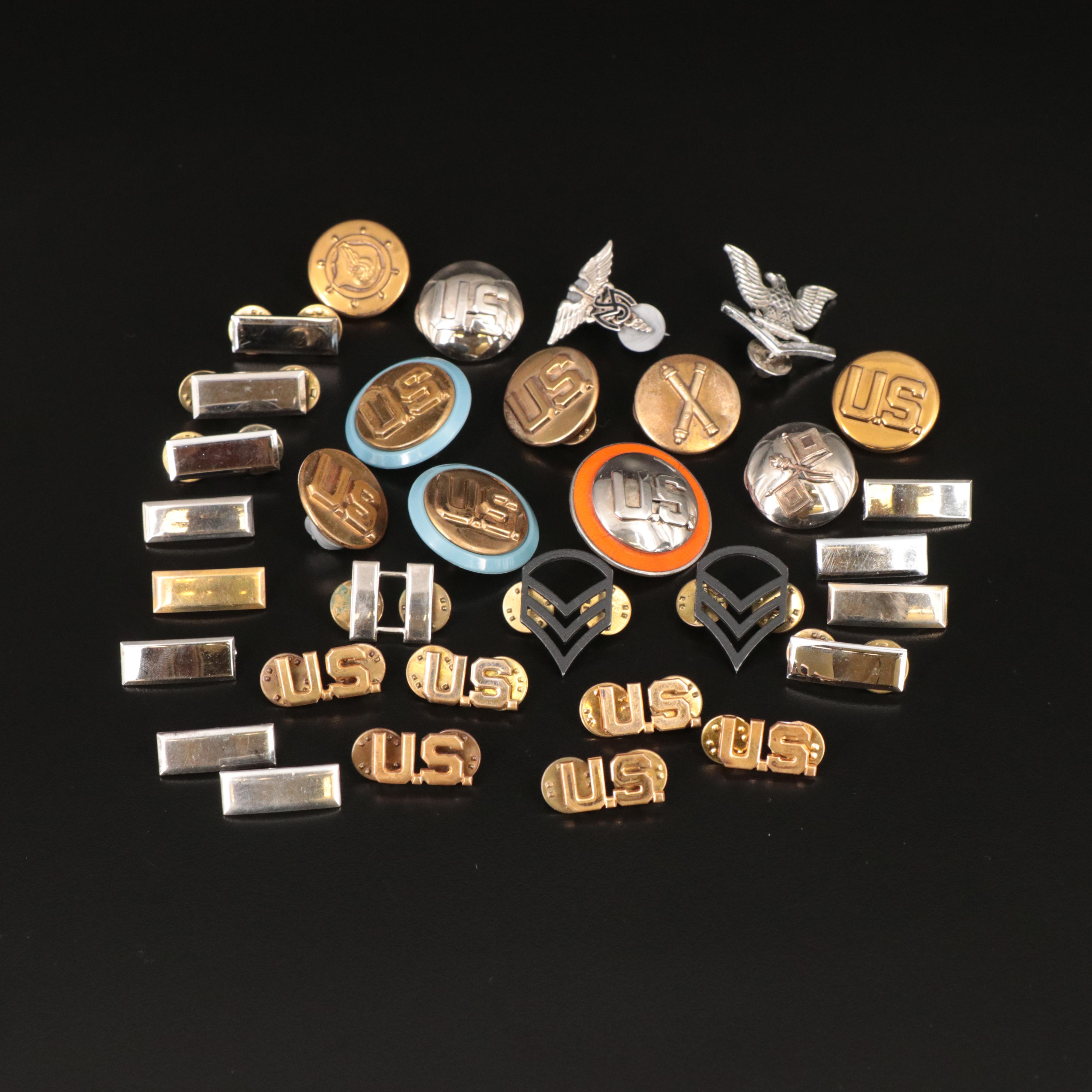 U.S. Military Rank and Uniform Pins