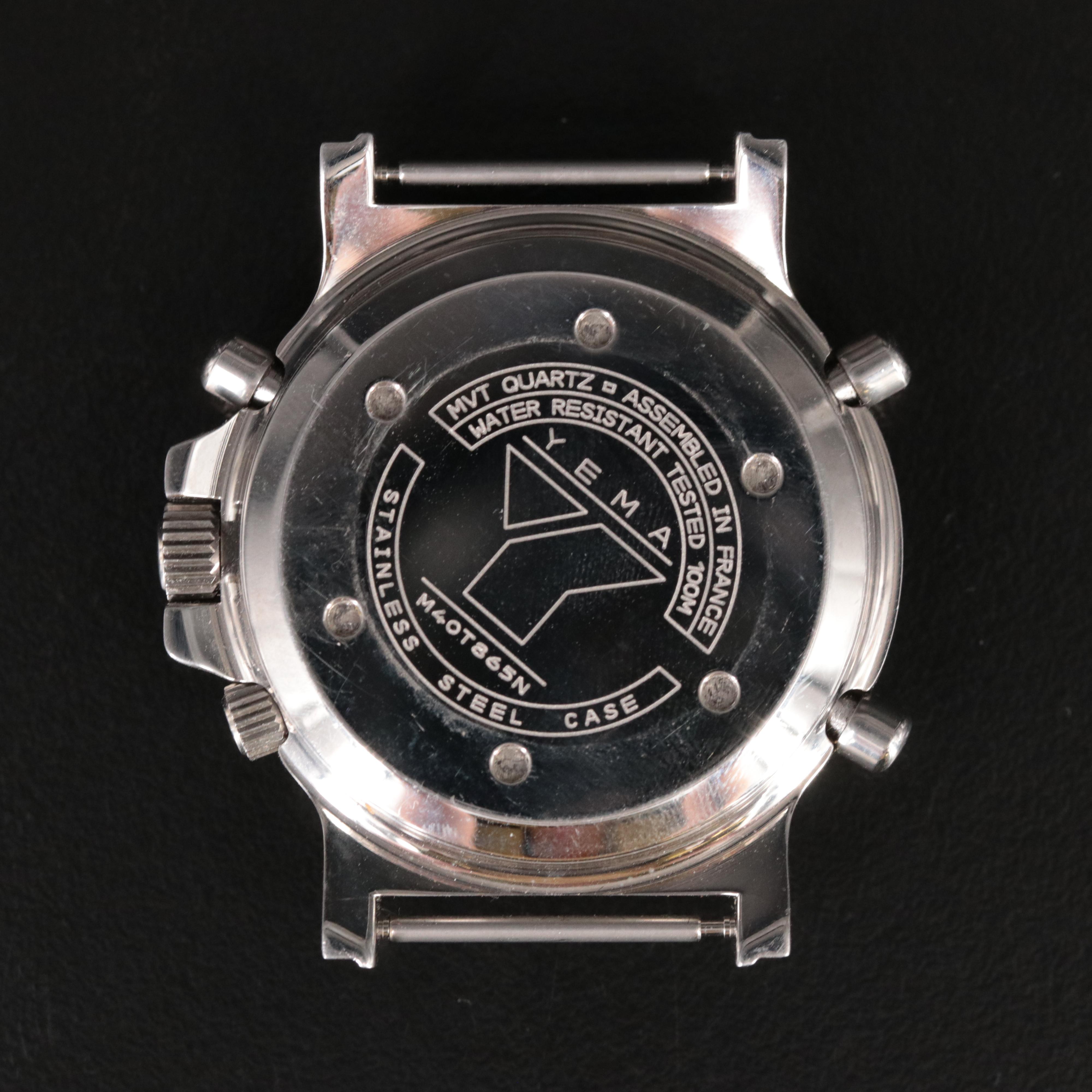 Vintage Yema Quartz Chronograph Watch