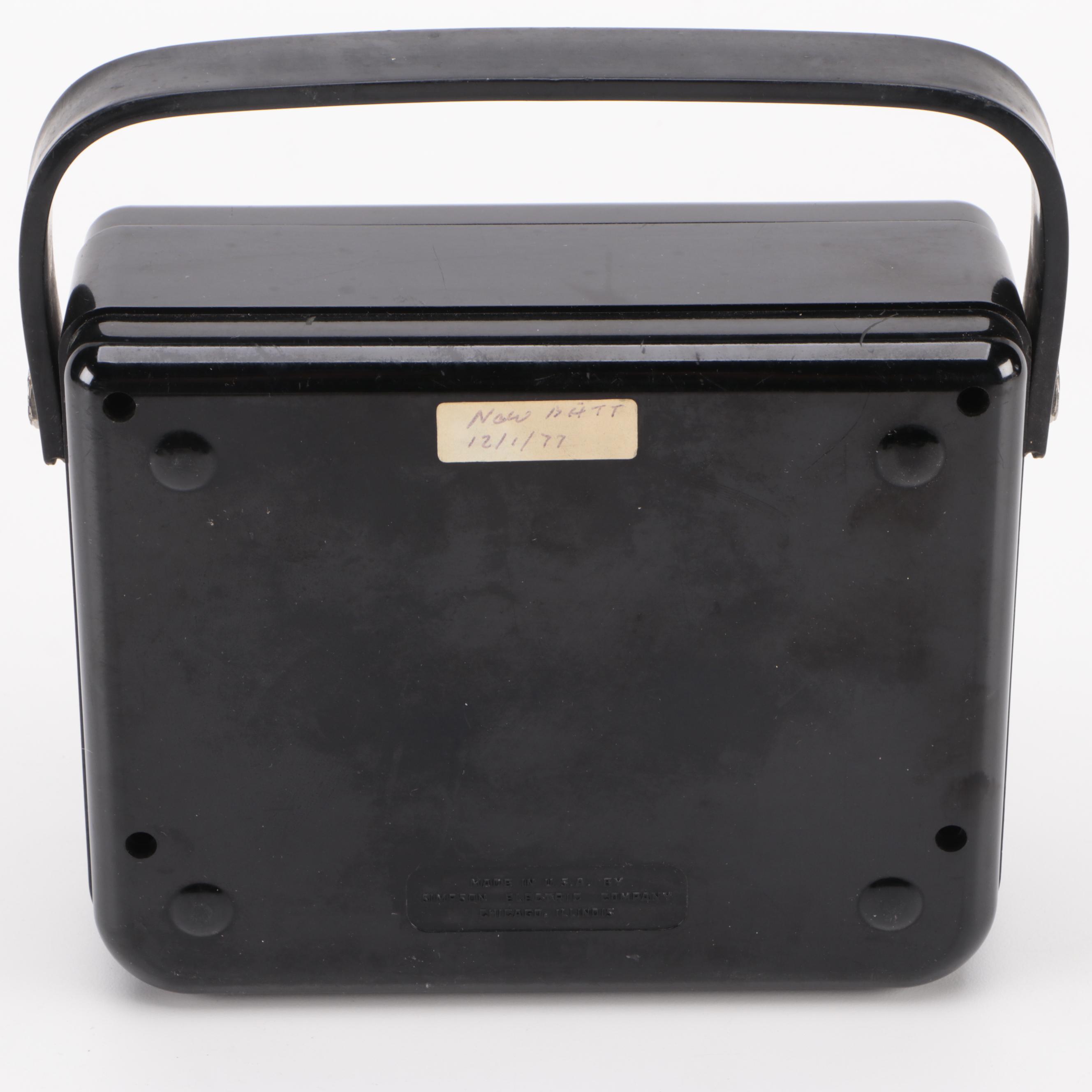 Simpson Model 269 Volt-Ohm Meter with Heat Gun and Soldering Tools