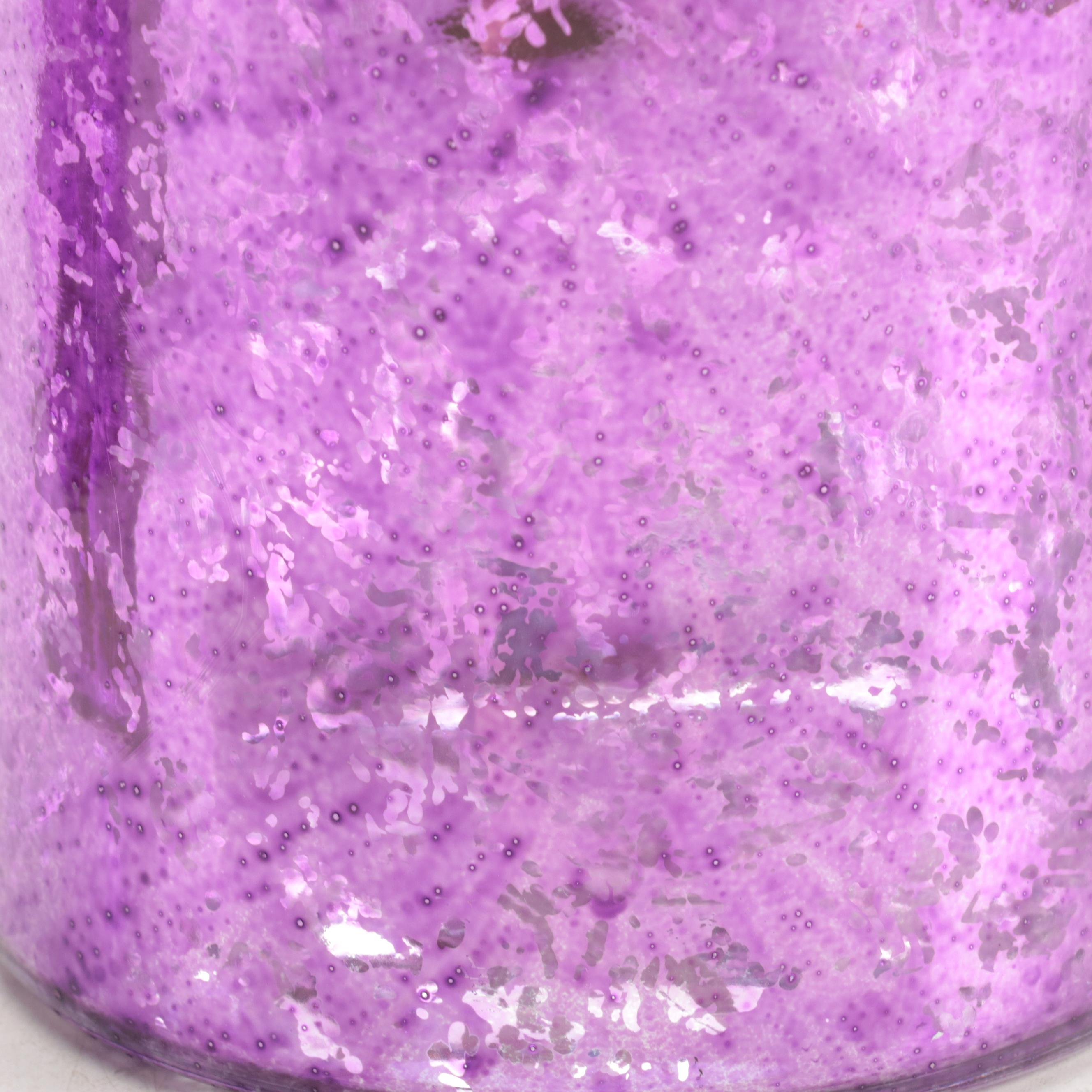Purple Mercury Glass Votive Holders