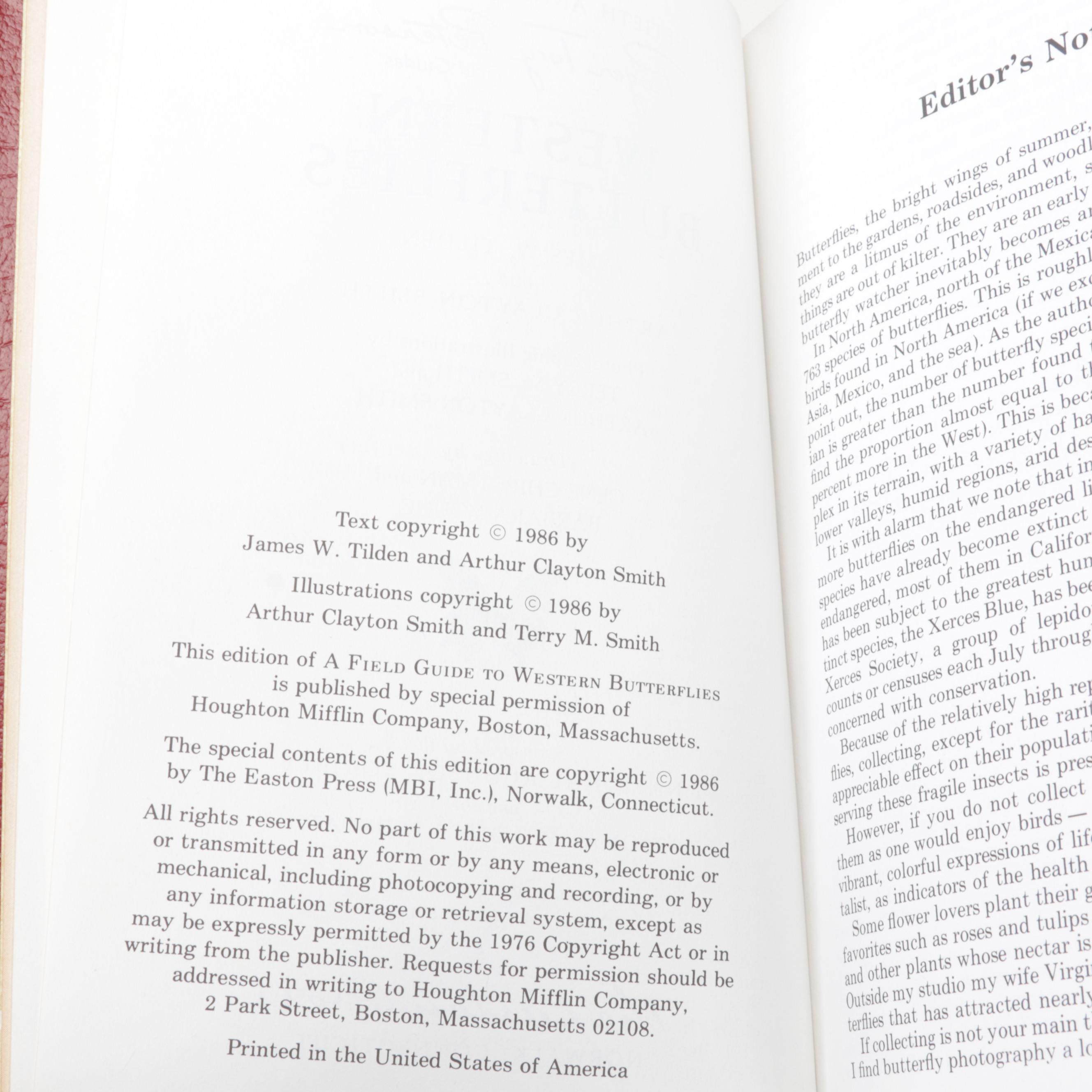 Easton Press 50th Anniversary Edition "Roger Tory Peterson Field Guides," 1980s