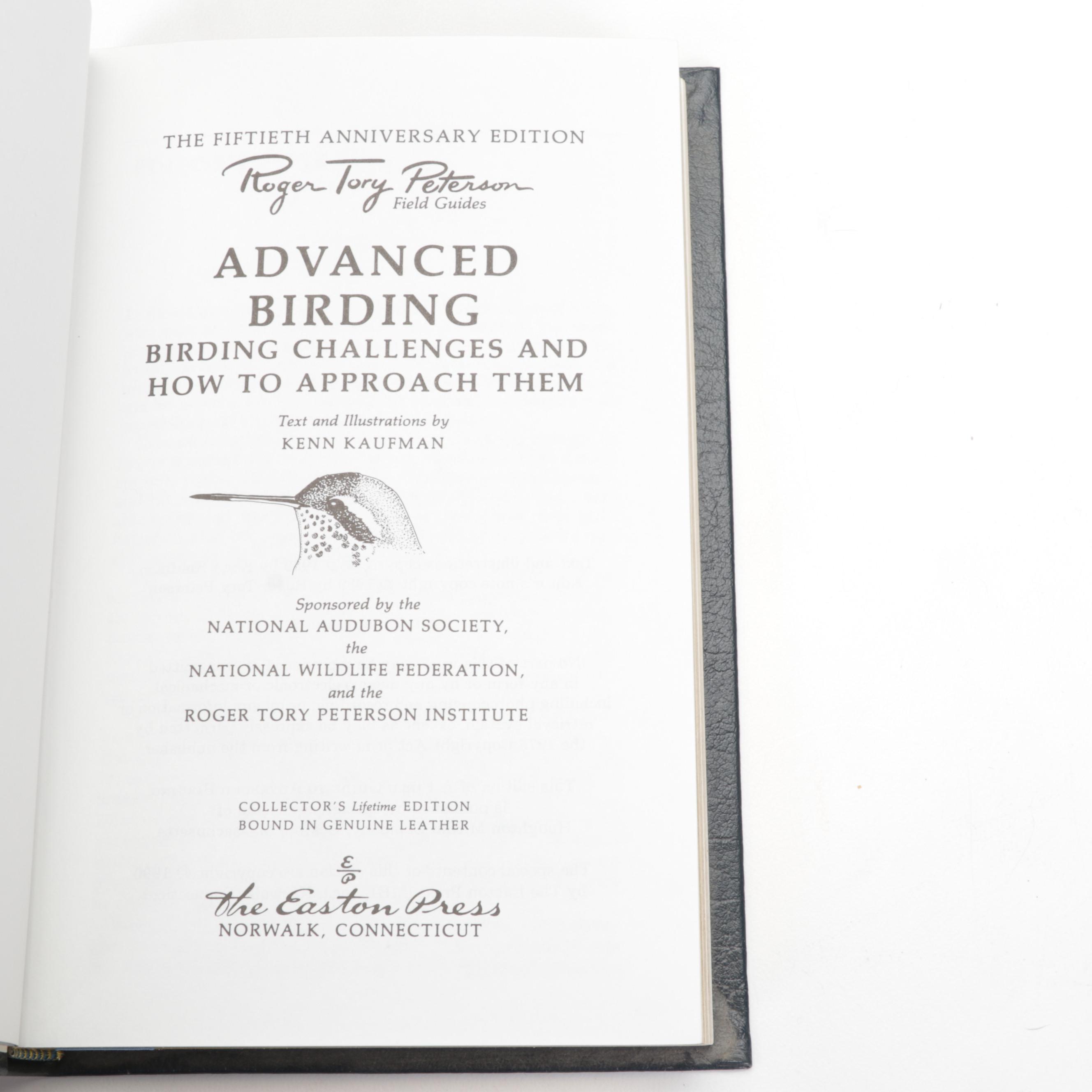 Easton Press 50th Anniversary Edition "Roger Tory Peterson Field Guides," 1980s