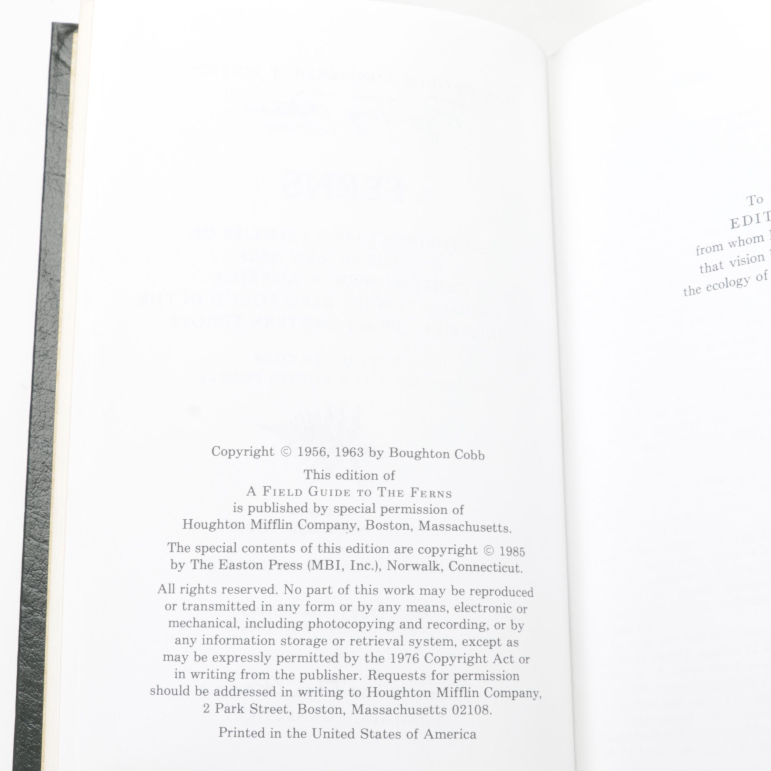 Easton Press 50th Anniversary Edition "Roger Tory Peterson Field Guides," 1980s