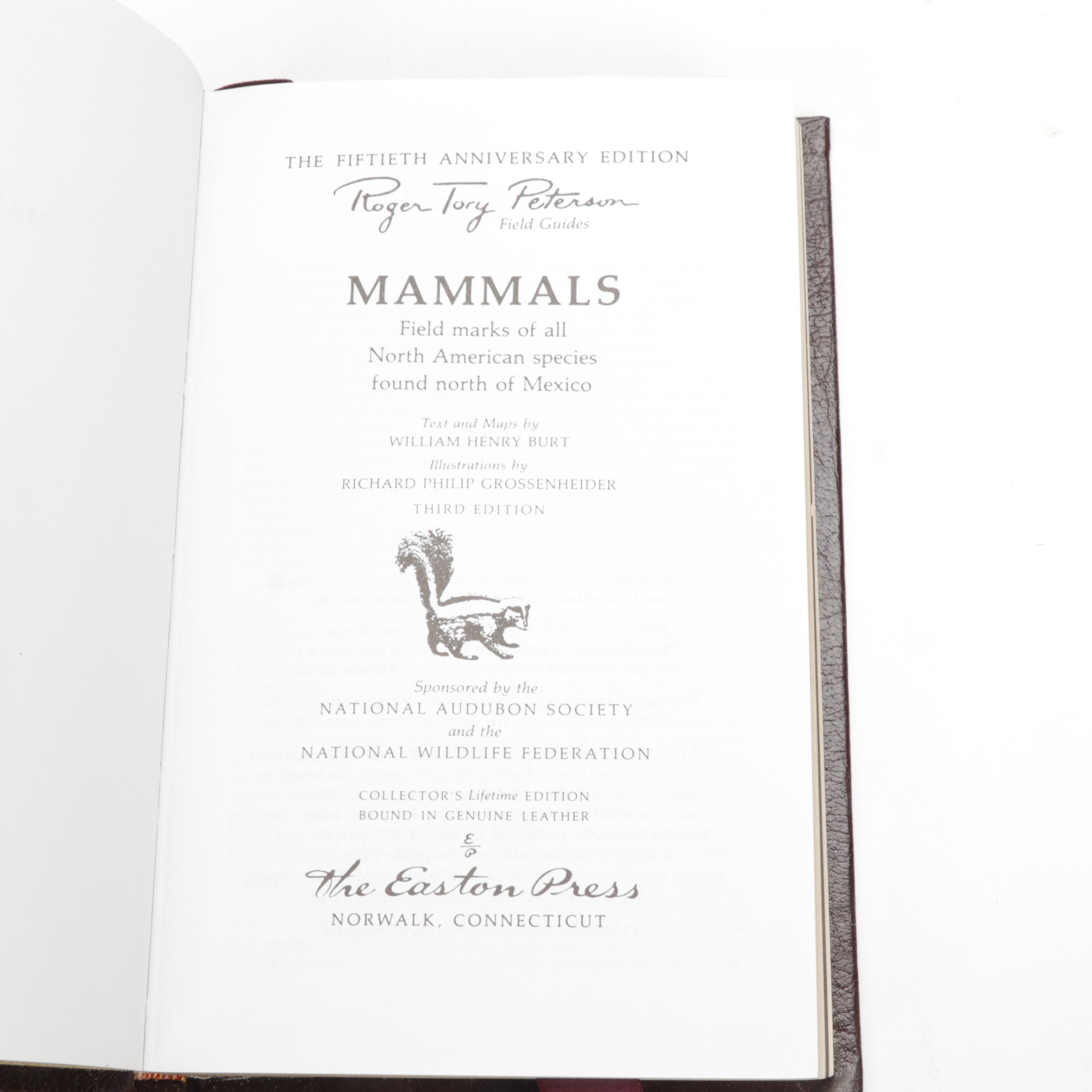 Easton Press 50th Anniversary Edition "Roger Tory Peterson Field Guides," 1980s