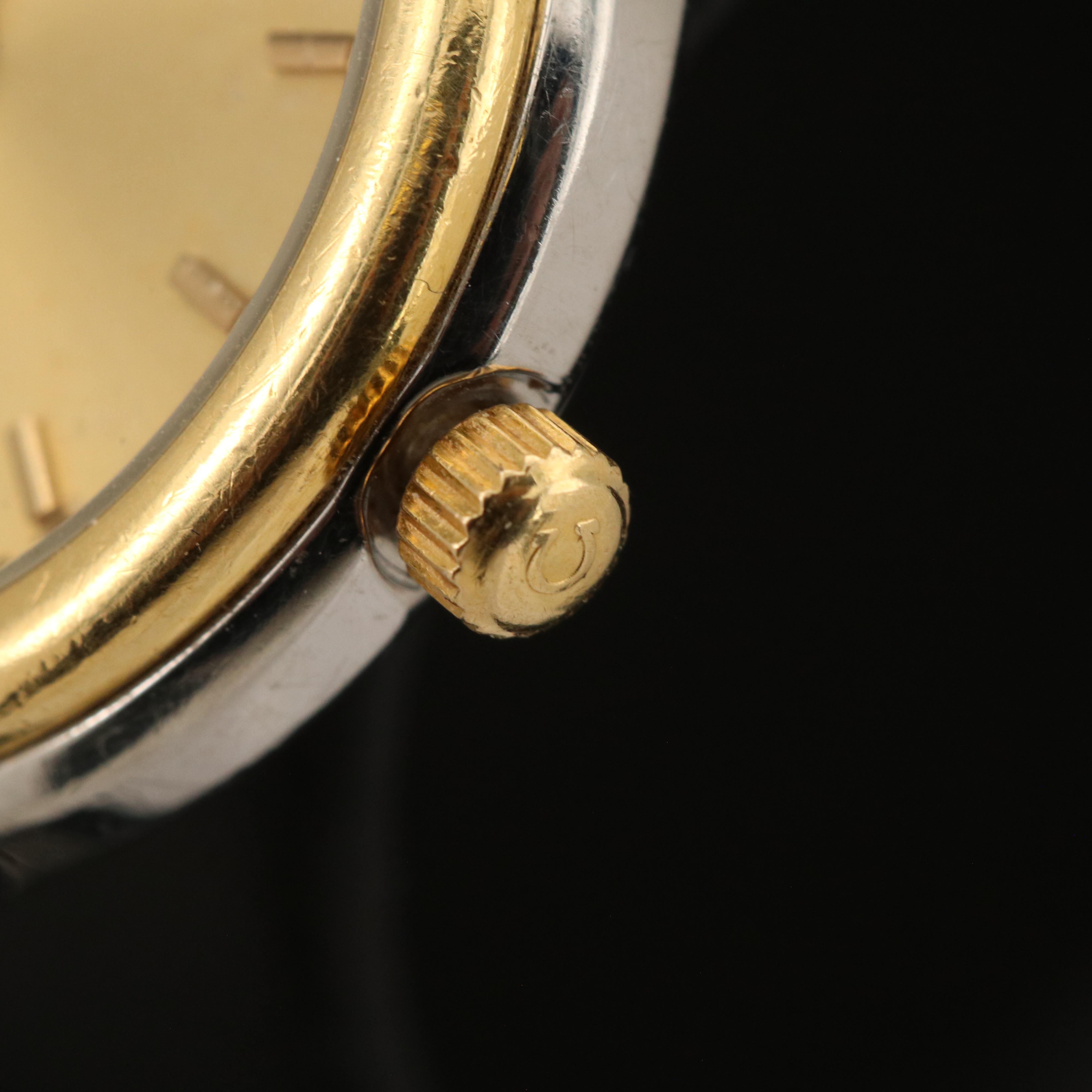 Omega DeVille Symbol 18K and Stainless Steel Watch