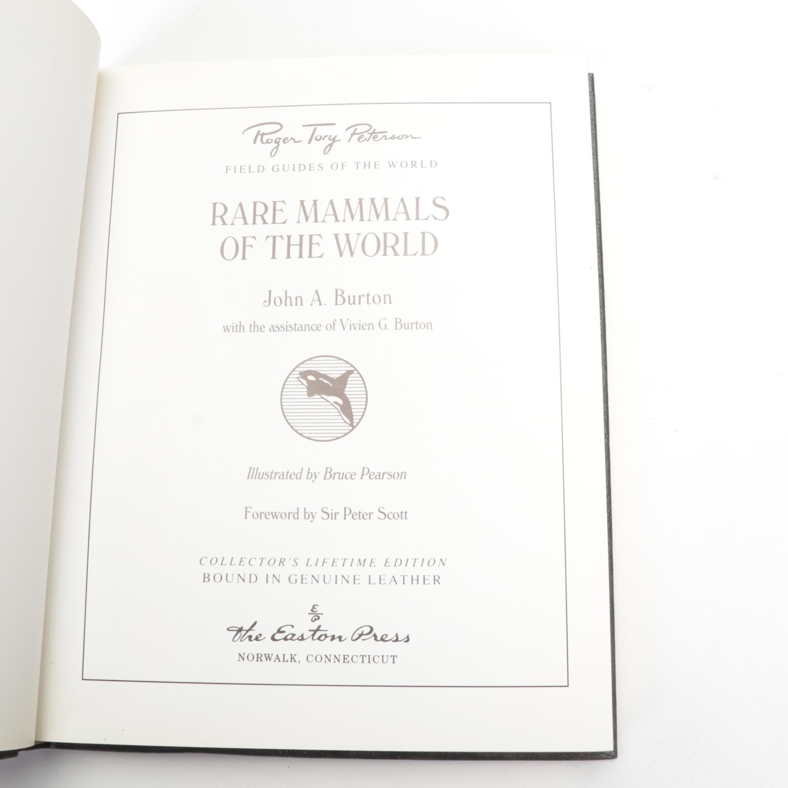 Easton Press "Roger Tory Peterson: Field Guides of the World" Partial Series