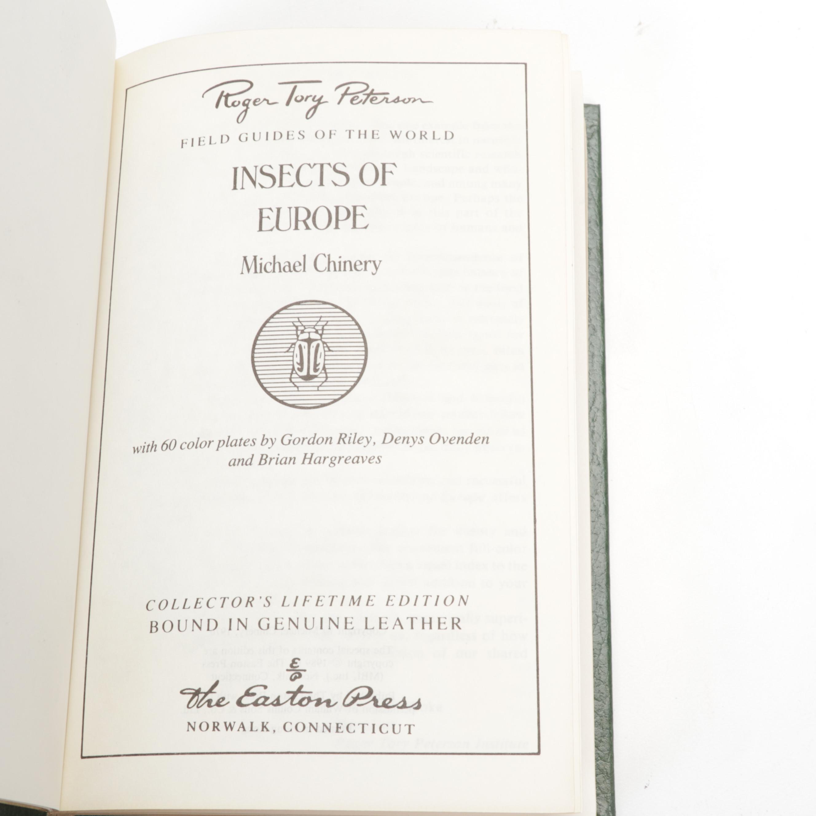 Easton Press "Roger Tory Peterson: Field Guides of the World" Partial Series