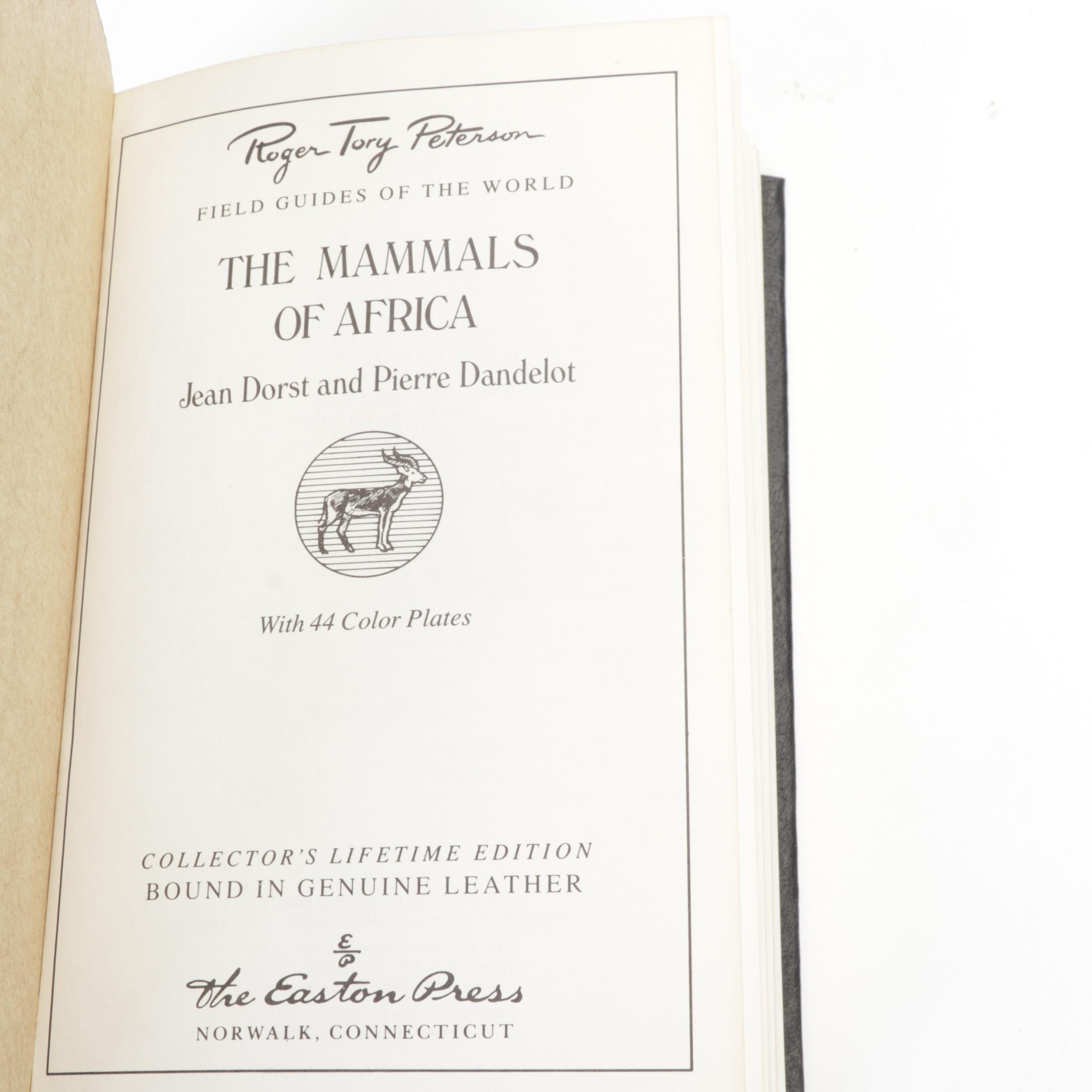 Easton Press "Roger Tory Peterson: Field Guides of the World" Partial Series