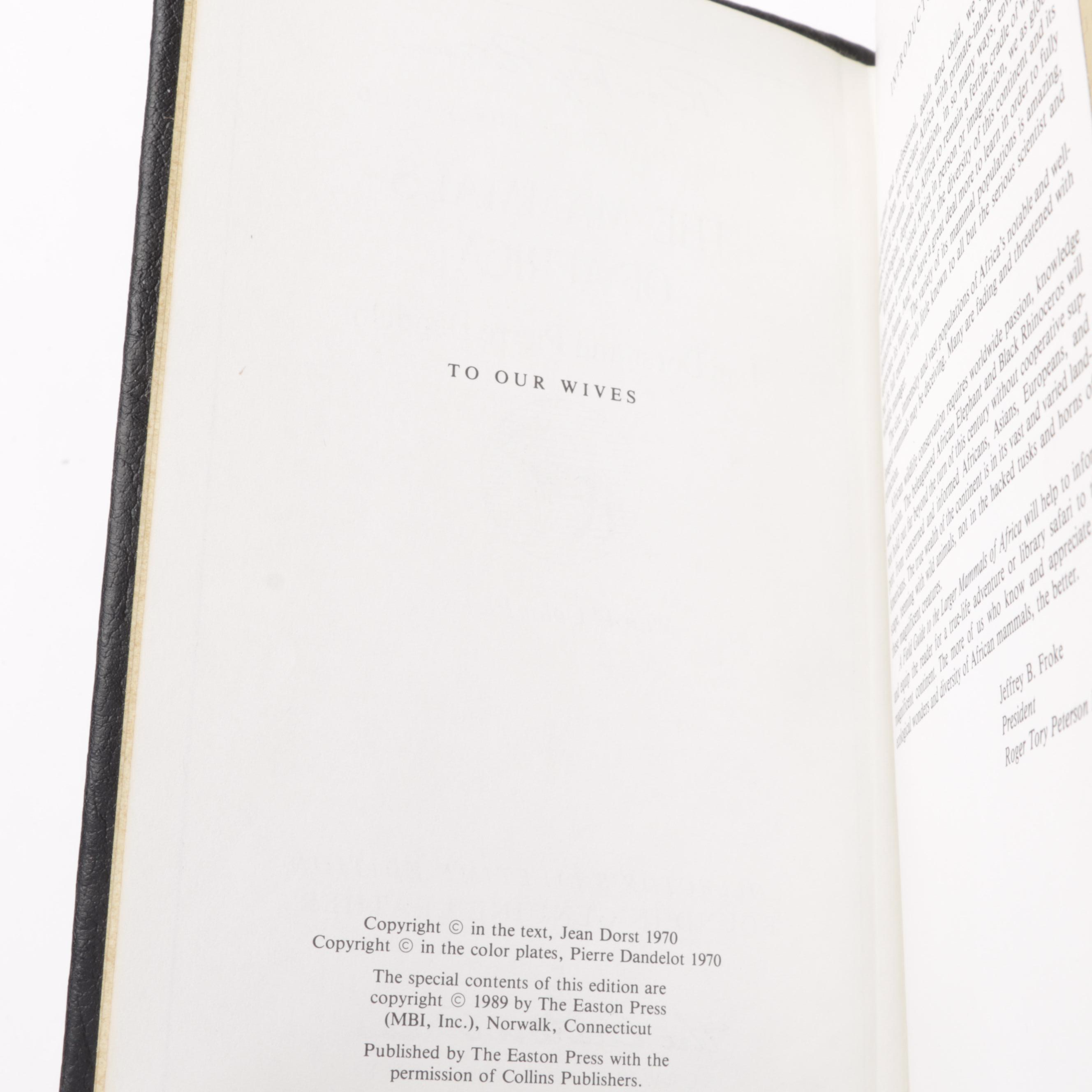 Easton Press "Roger Tory Peterson: Field Guides of the World" Partial Series