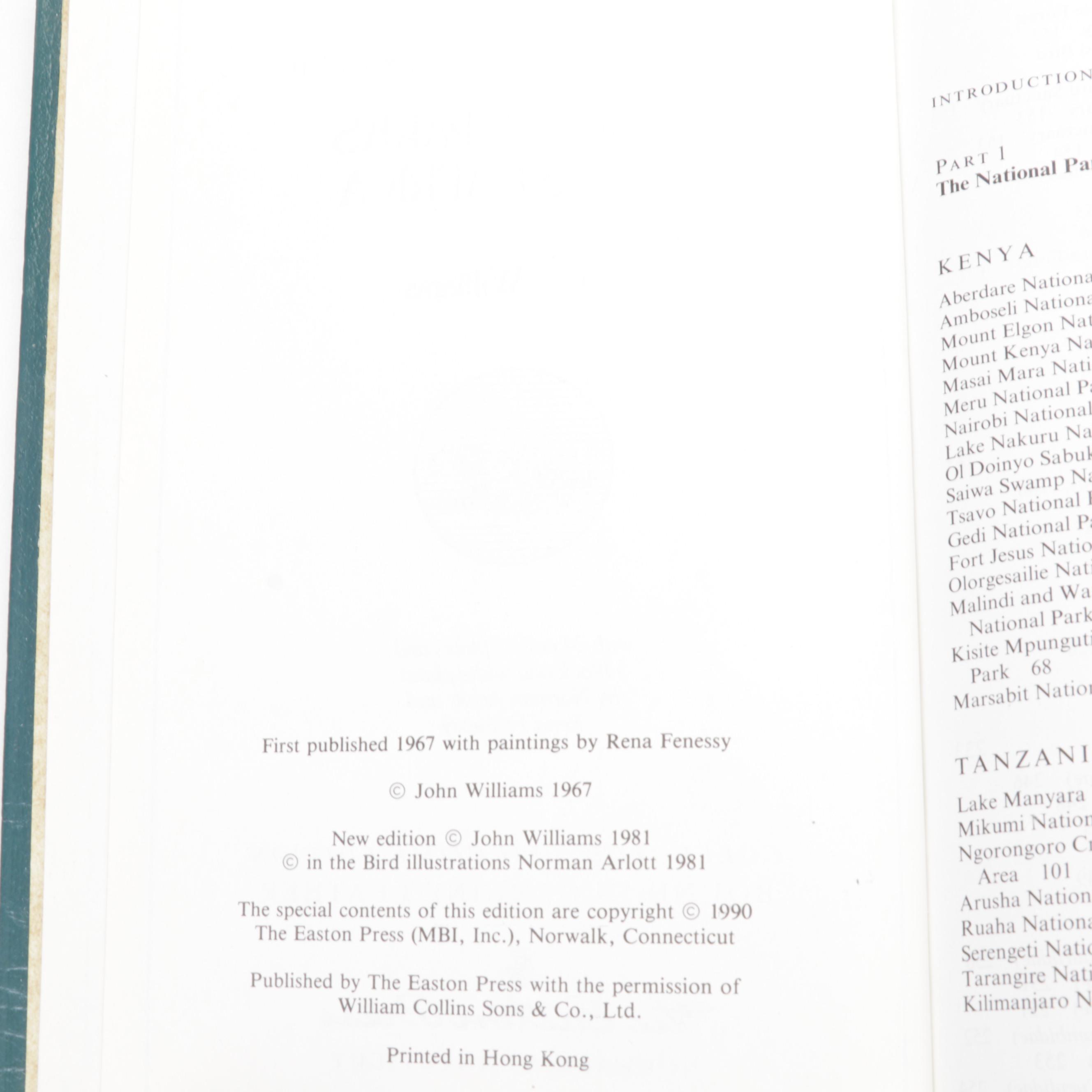 Easton Press "Roger Tory Peterson: Field Guides of the World" Partial Series