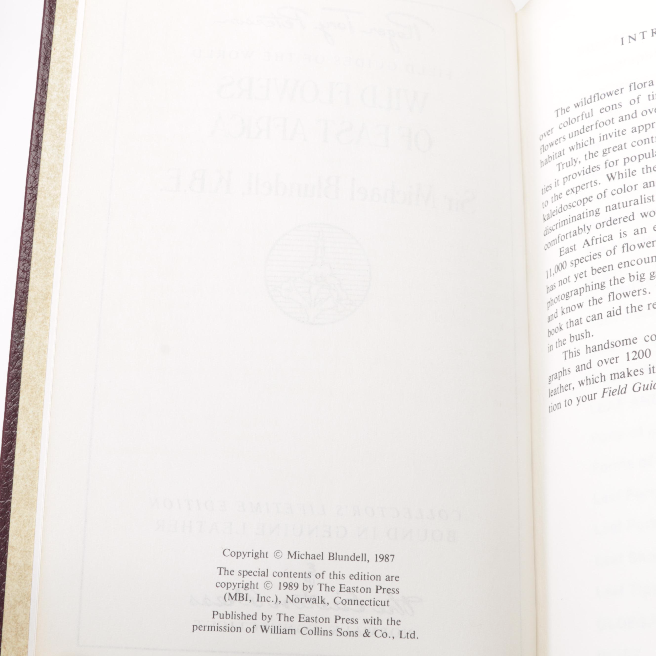 Easton Press "Roger Tory Peterson: Field Guides of the World" Partial Series