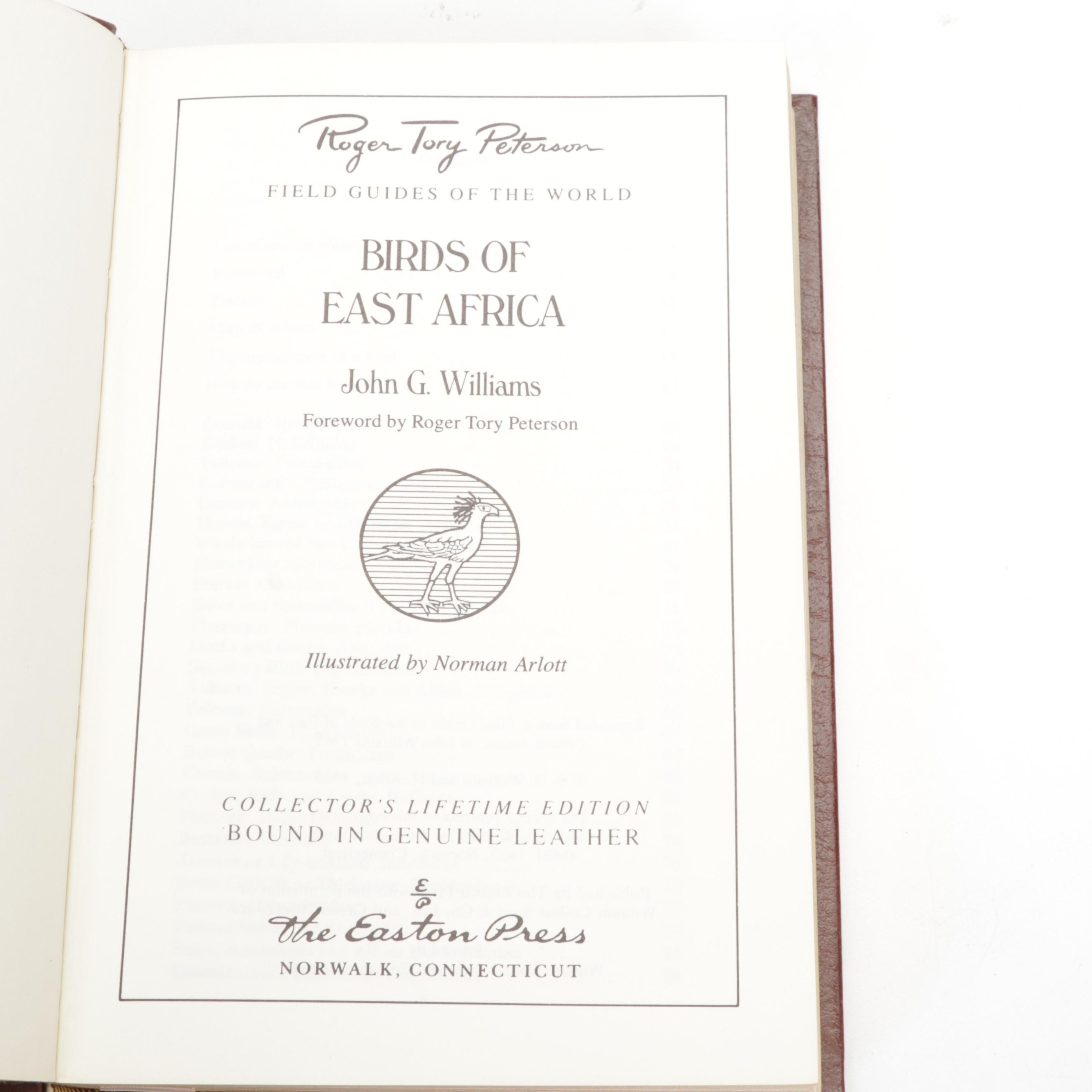 Easton Press "Roger Tory Peterson: Field Guides of the World" Partial Series