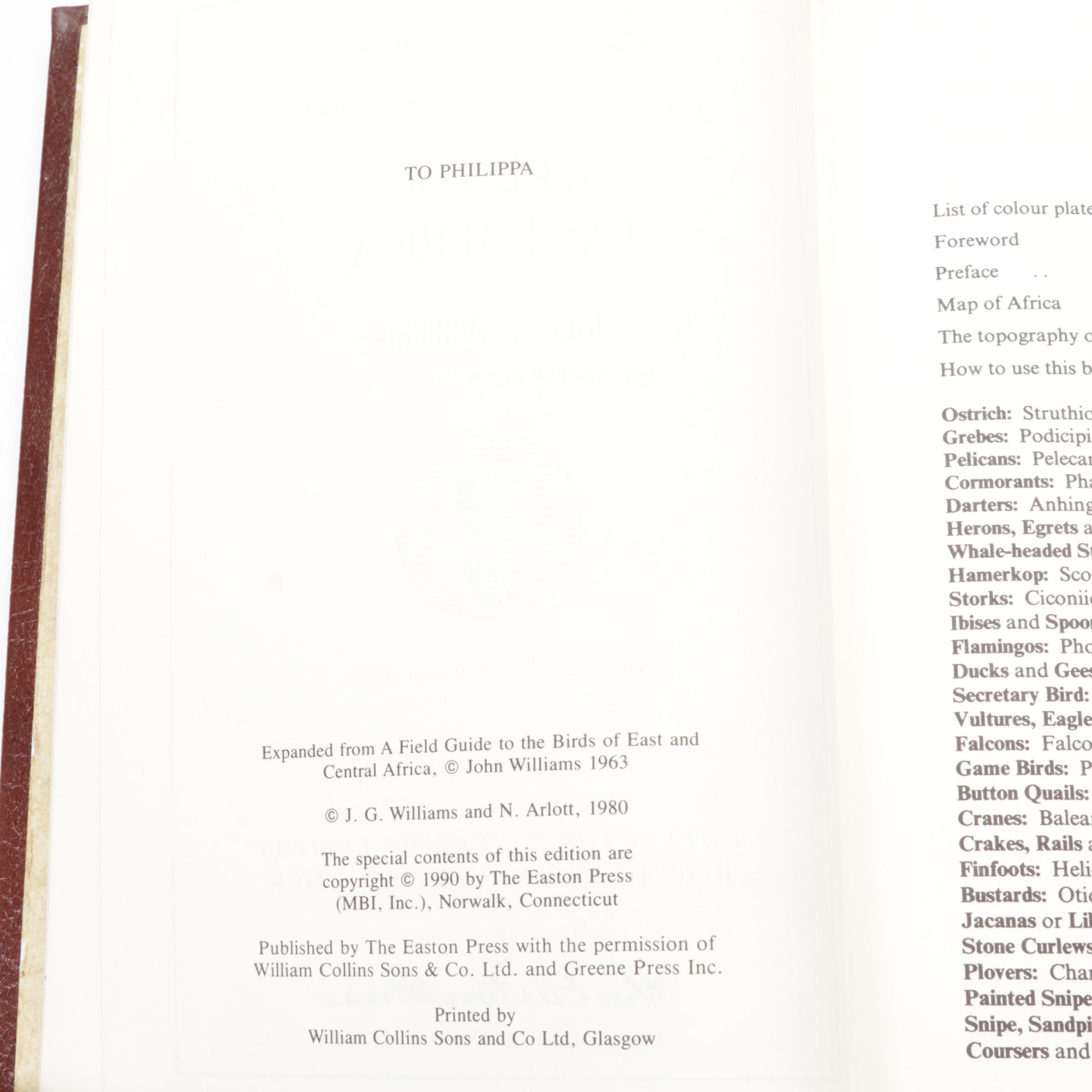 Easton Press "Roger Tory Peterson: Field Guides of the World" Partial Series