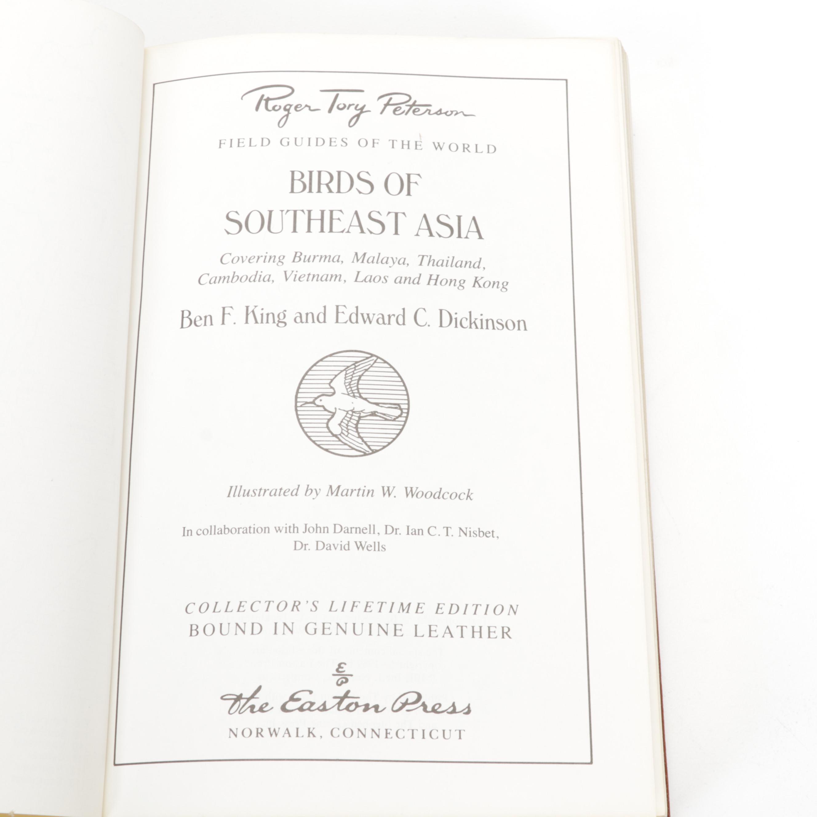 Easton Press "Roger Tory Peterson: Field Guides of the World" Partial Series