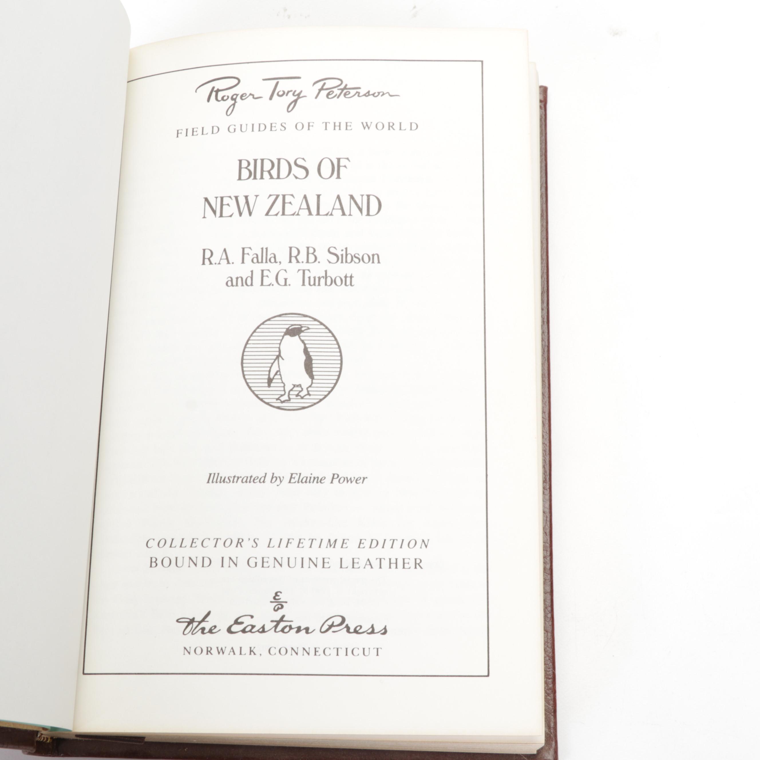 Easton Press "Roger Tory Peterson: Field Guides of the World" Partial Series