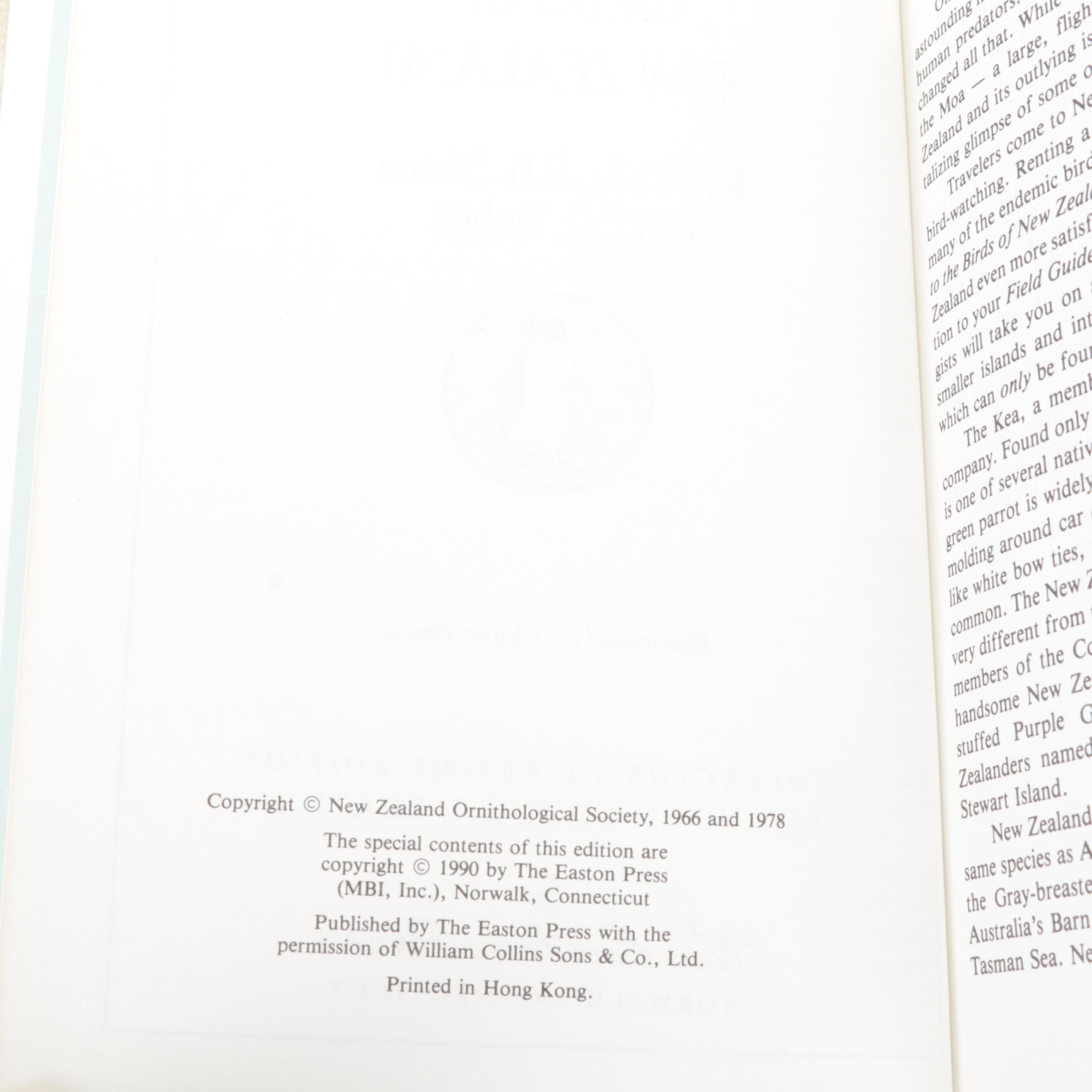 Easton Press "Roger Tory Peterson: Field Guides of the World" Partial Series