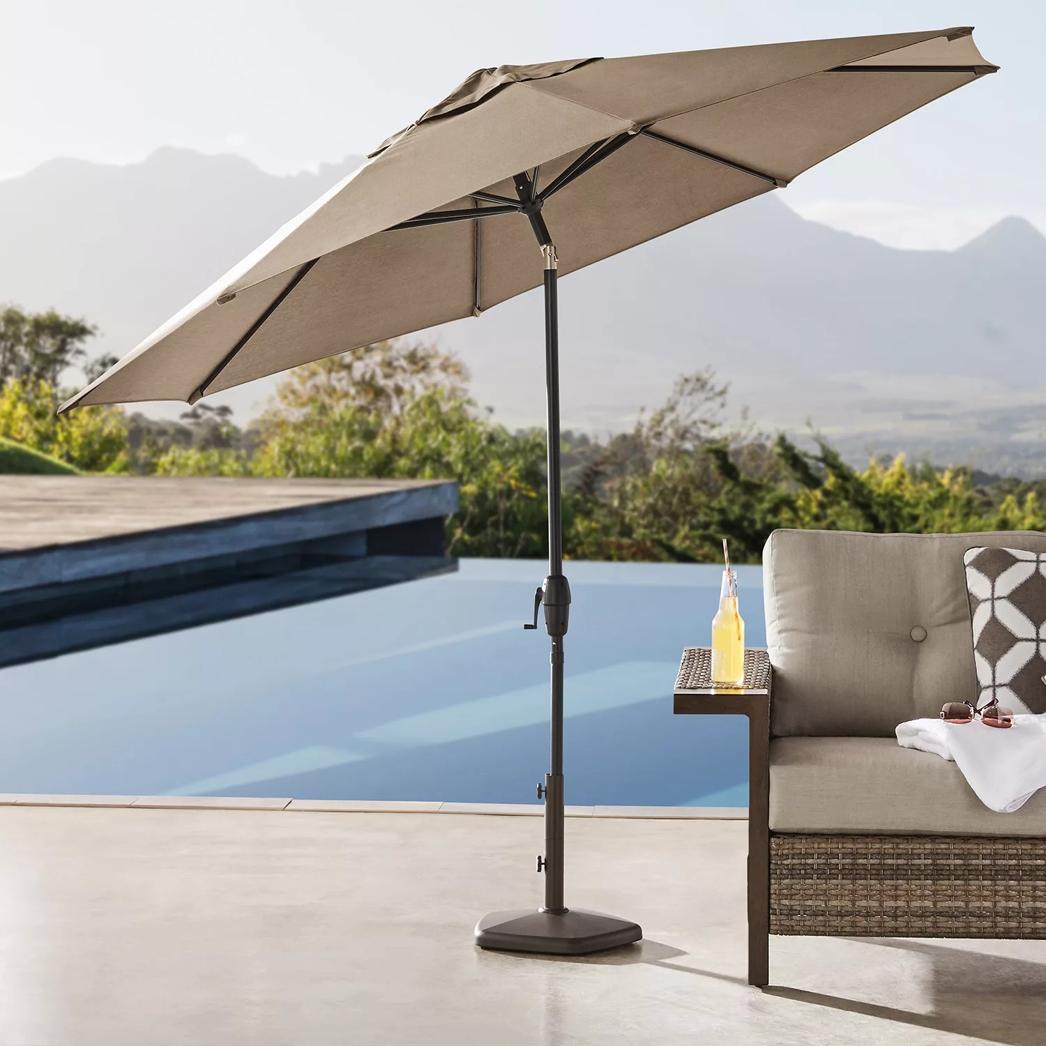 SunVilla 10' Auto-Tilt Market Umbrella